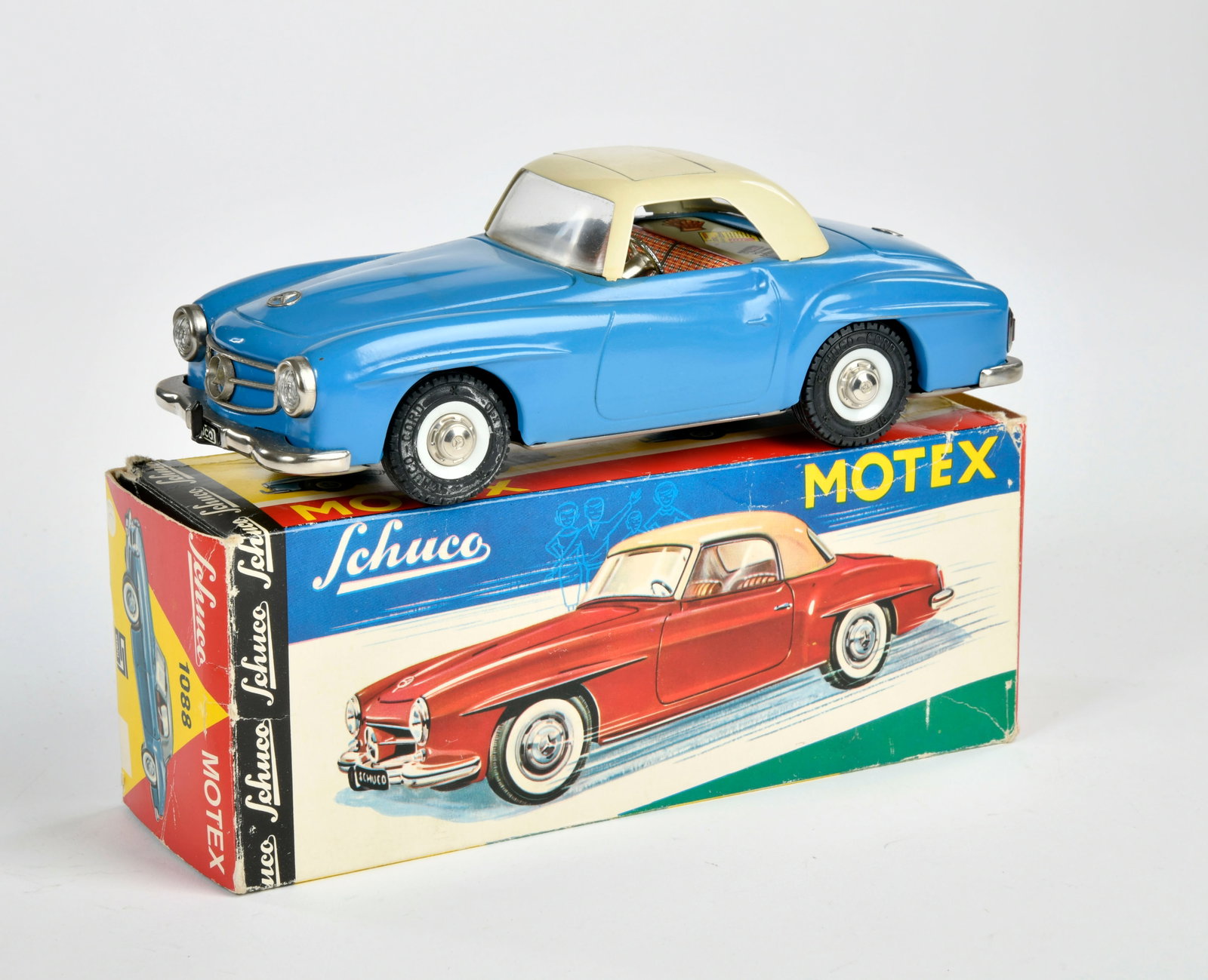 Schuco, Motex: Schuco, Motex, W.-Germany, 22 cm, Blech, UW ok, Okt Z 2, Z 1