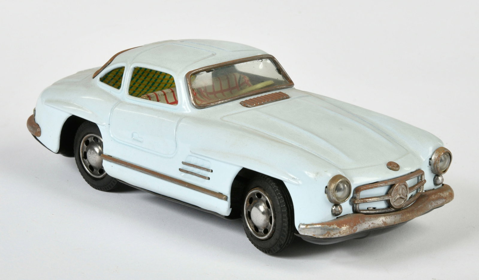 Marusan, Mercedes 300 SL: Marusan, Mercedes 300 SL, Japan, 23 cm, Blech, Friktion ok, LM, Z 2-3