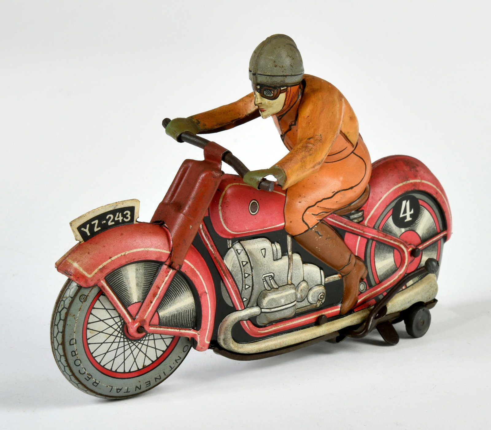 Technofix, Motorrad YZ 243: Technofix, Motorrad YZ 243, Germany, 18 cm, Blech, UW ok, Z 3