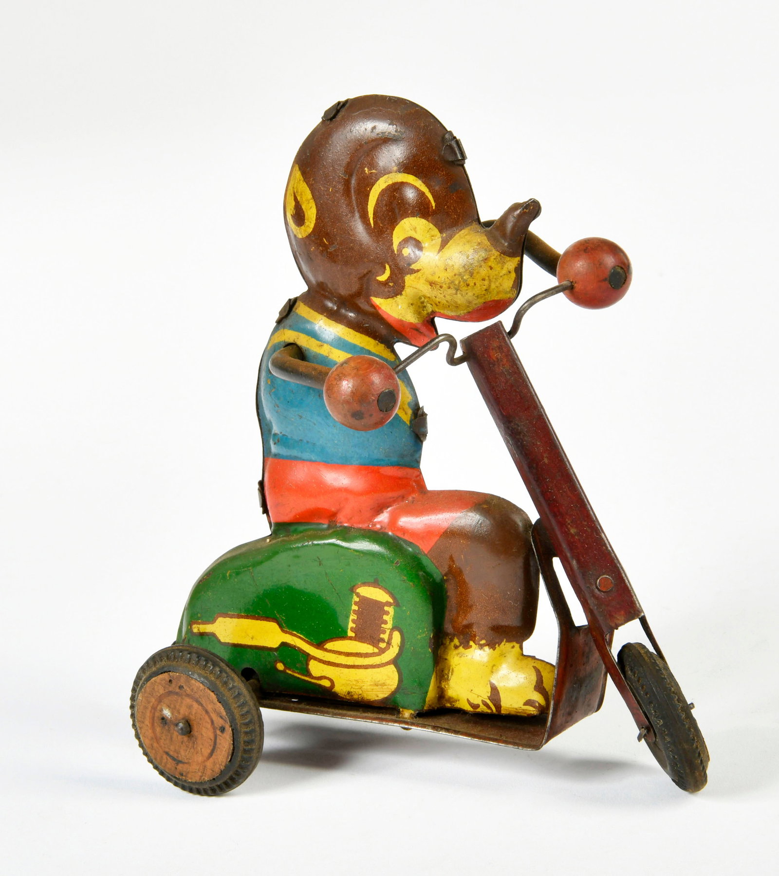 Affe auf Motorrad: Affe auf Motorrad, 15 cm, Blech, UW ok, LM