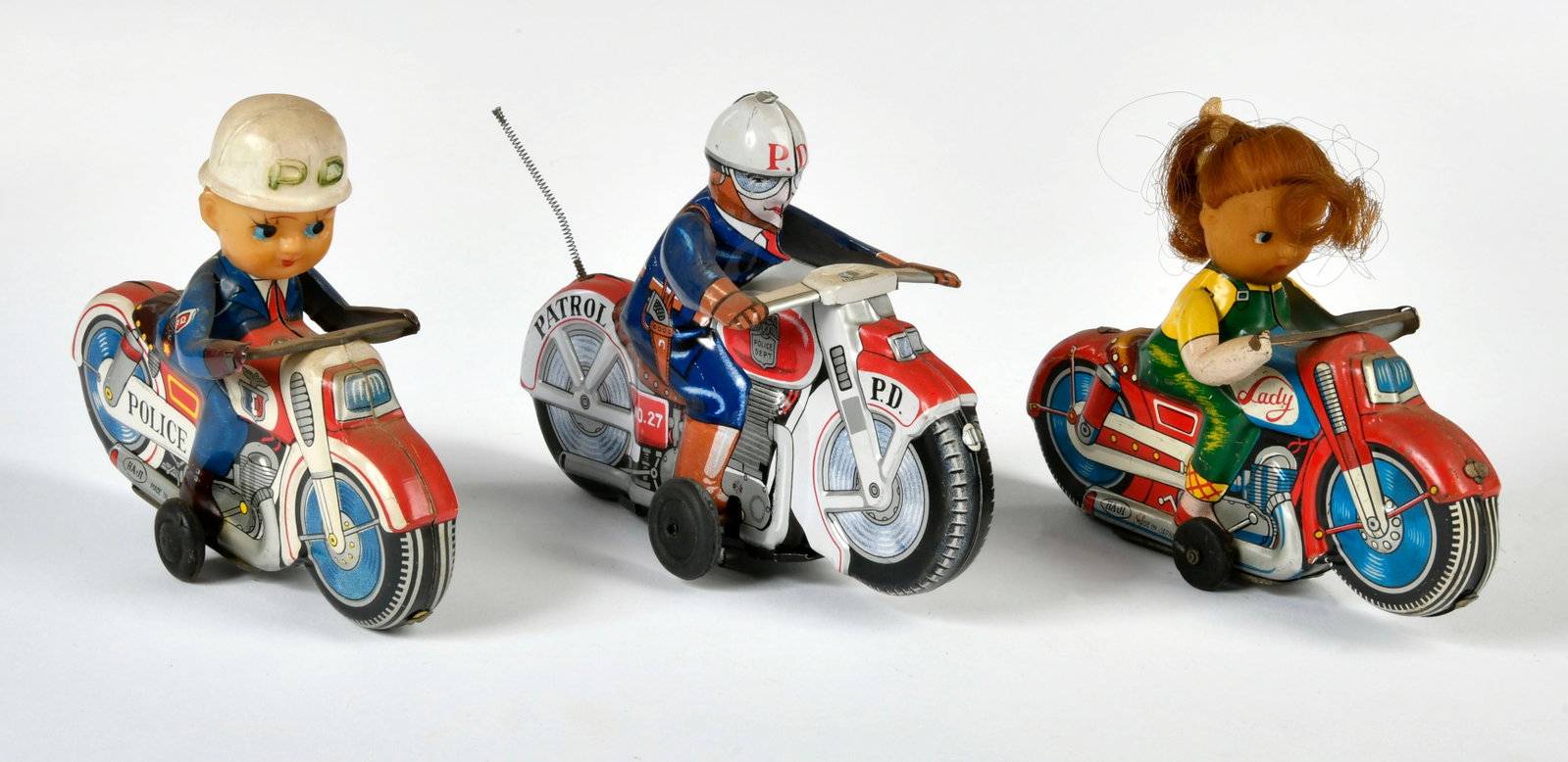 TT u.a., 3 Motorrader: TT u.a., 3 Motorrader, Japan, Blech, 14 cm, Z 2