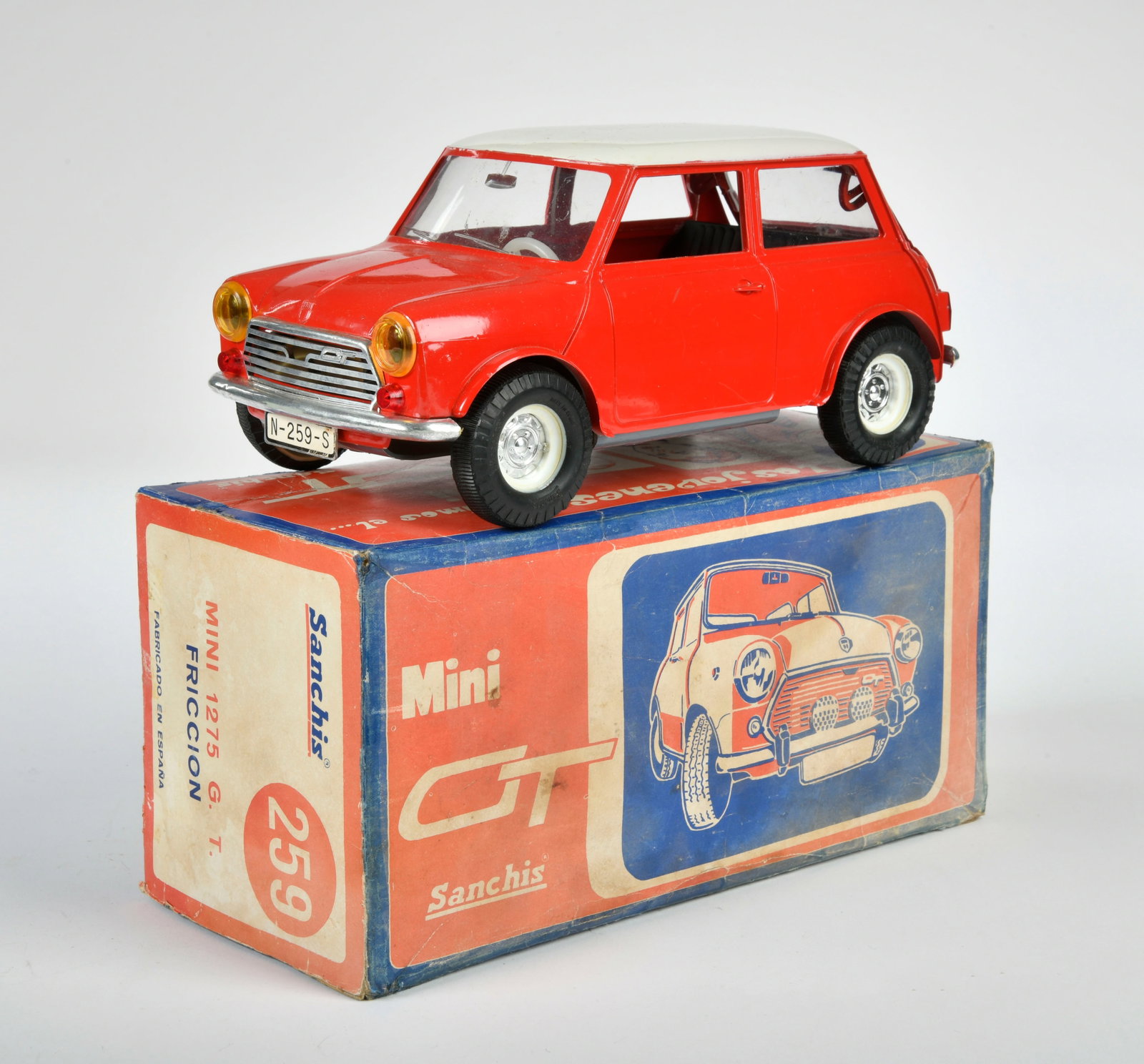 Sanchis, Mini: Sanchis, Mini, Spain, 25 cm, Kst, Friktion ok, Okt Z 2, Z 1-