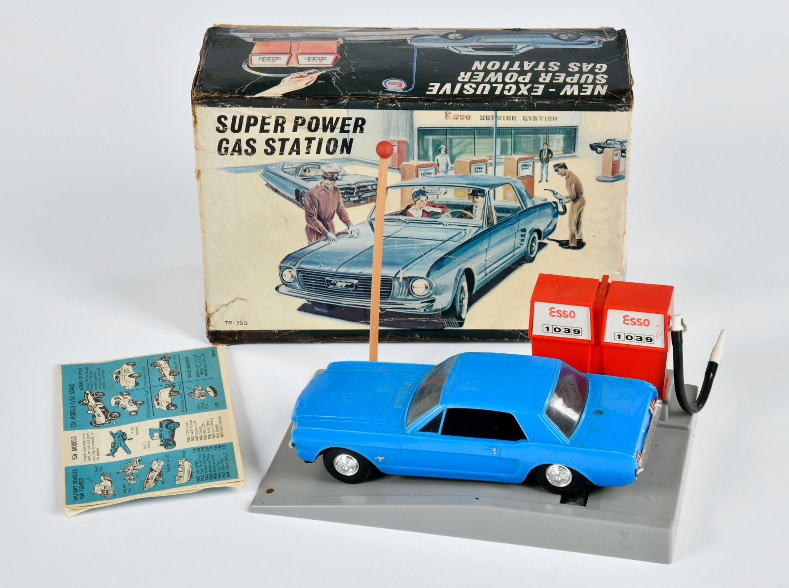 Tomy, Super Power Gas Station with Mustang (1 of 1)