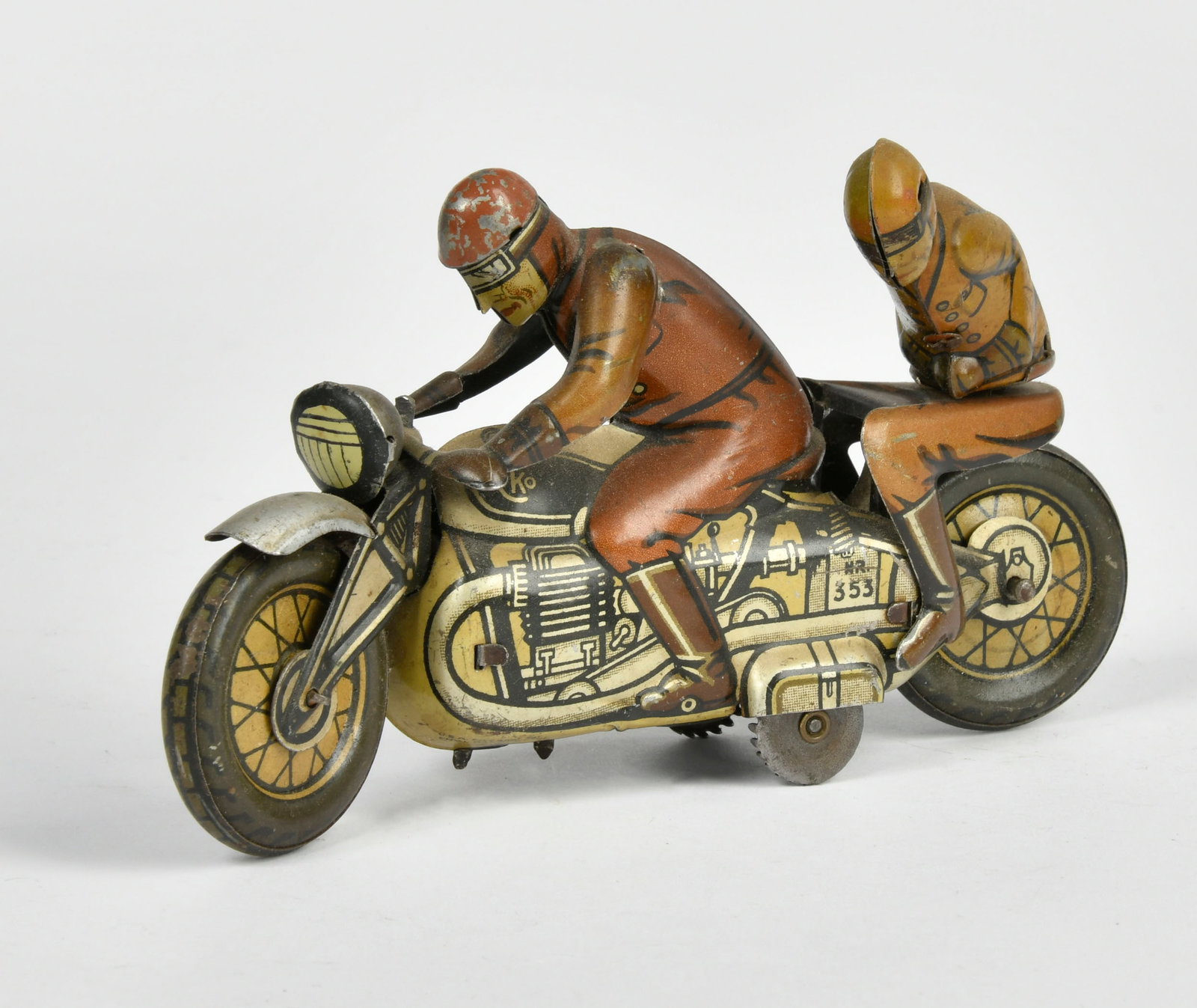 CKO Kellermann, Sozius Motorrad: CKO Kellermann, Sozius Motorrad, Germany VK, 15 cm, Blech, UW ok, LM, Z 2-3