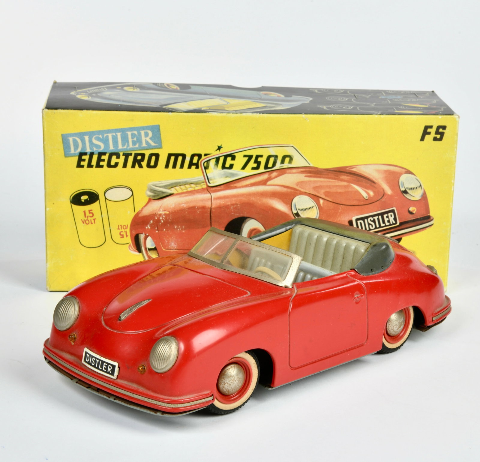 Distler, Porsche: Distler, Porsche, W.-Germany, 25 cm, Blech, Reprobox, Z 2