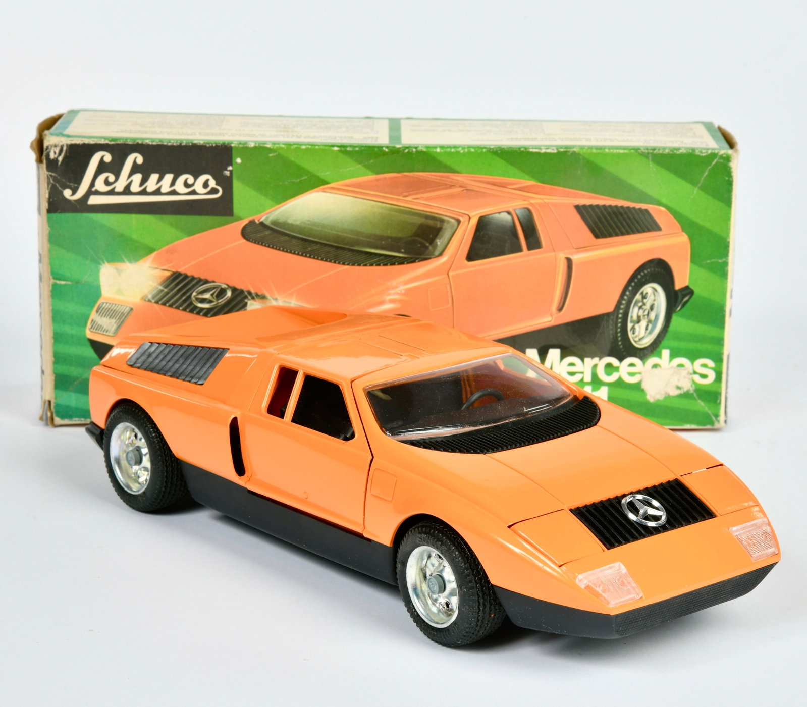 Schuco, Mercedes C111: Schuco, Mercedes C111, W.-Germany, 26 cm, Kst, Okt, Z 2, Z 1-
