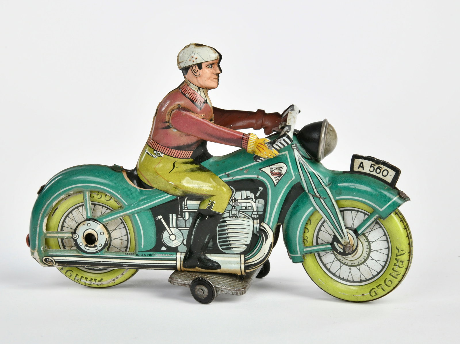 Arnold, Motorrad A-560: Arnold, Motorrad A-560, US Z. Germany, 20 cm, Blech, UW ok, LM, Z 3