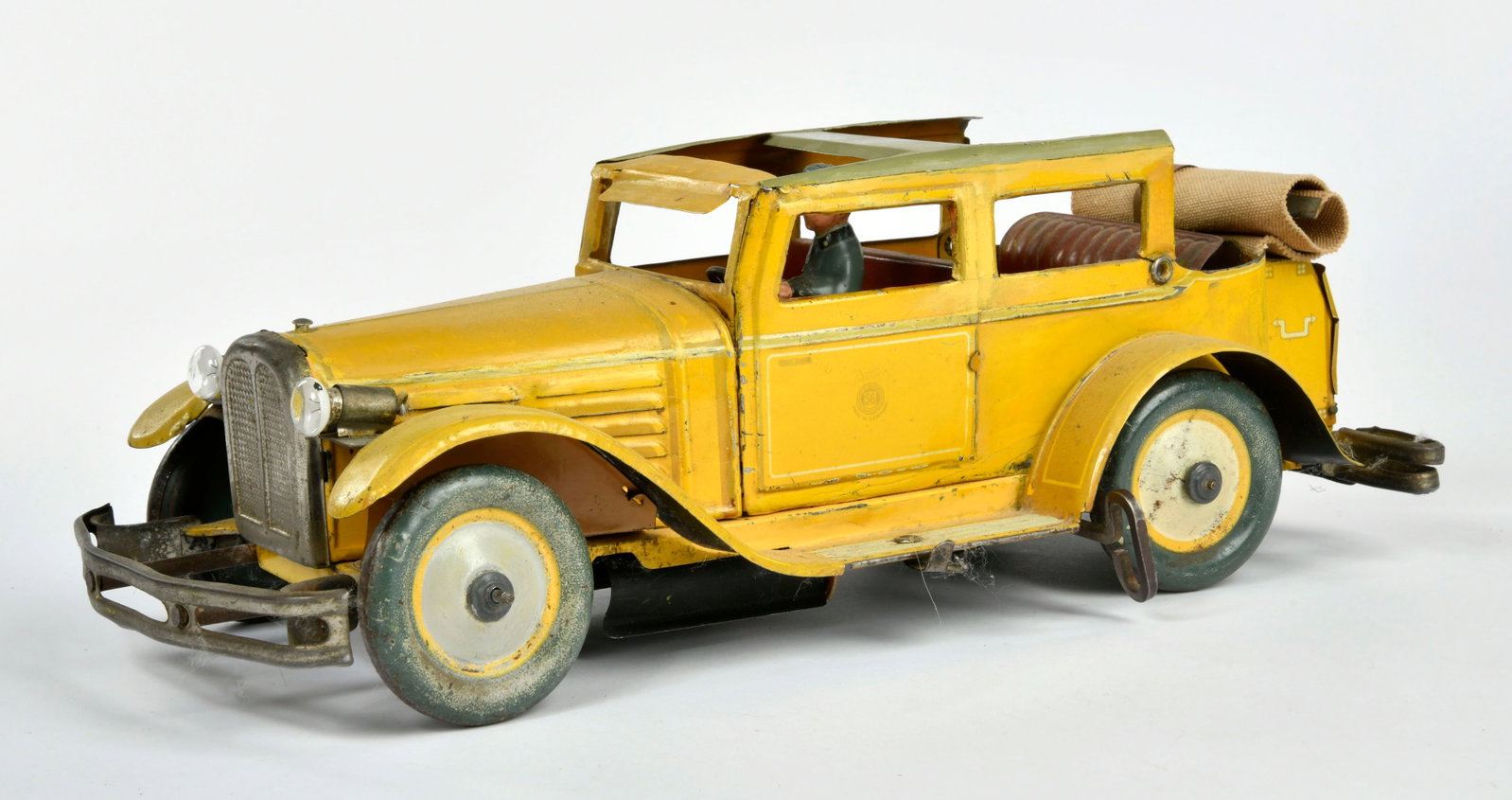 Gunthermann, Rolldach Limousine: Gunthermann, Rolldach Limousine, Germany VK, 38 cm, Blech, UW ok, LM, restauriert, Reprobox