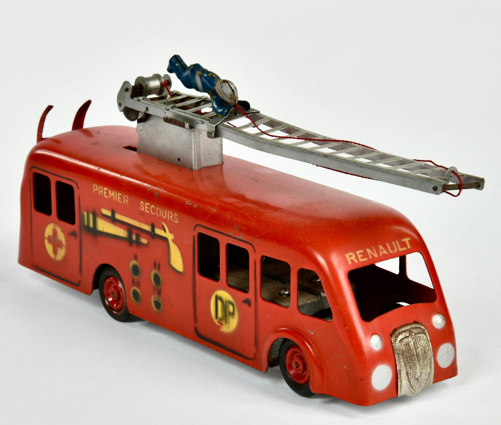 CIJ, Renault Feuerwehr: CIJ, Renault Feuerwehr, France, 30 cm, Blech, UW ok, min. LM, Z 1-2