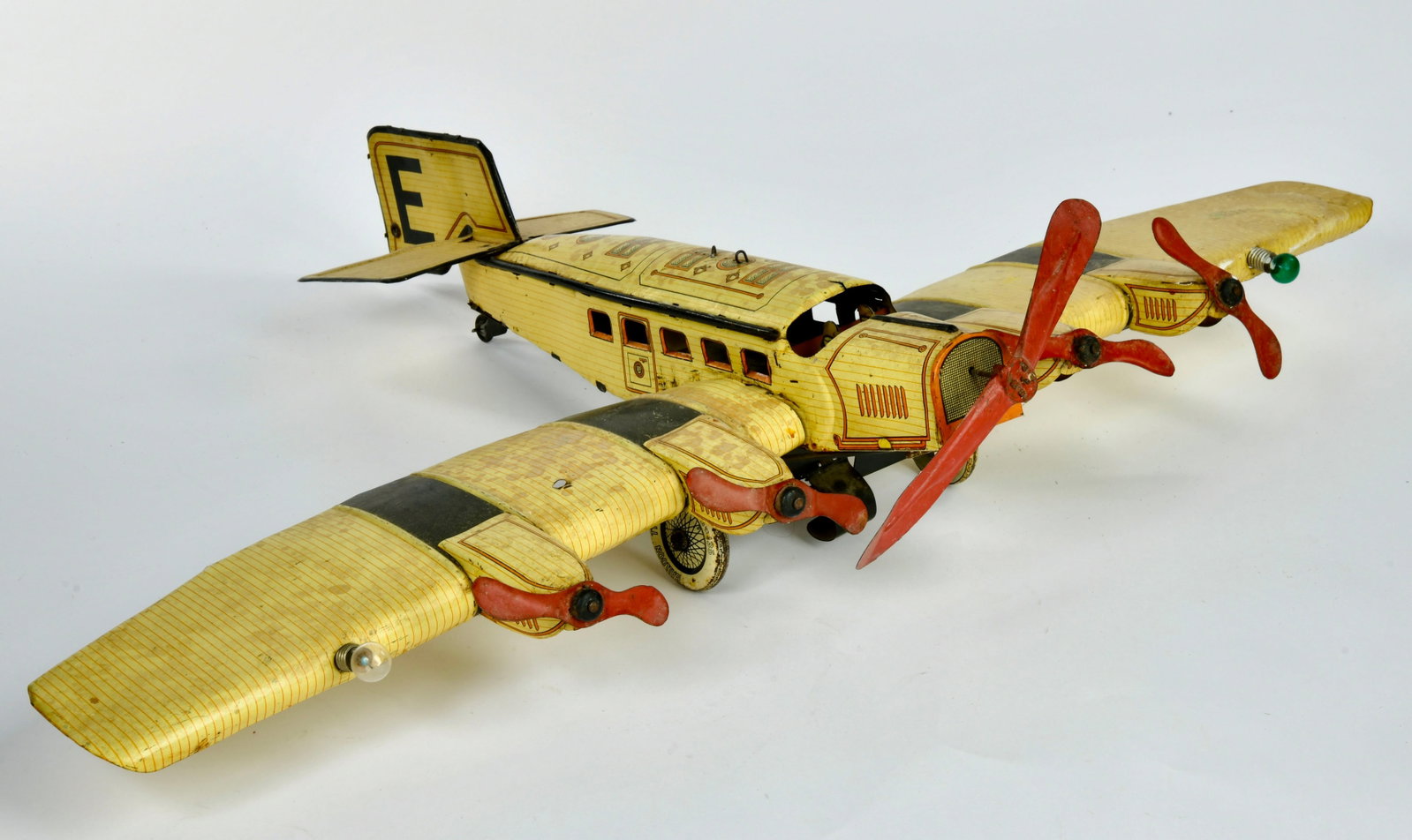 Gunthermann, Flugzeug 695 E: Gunthermann, Flugzeug 695 E, Germany VK, 47x57 cm, Blech, UW ok, starke LM, Z 3-4