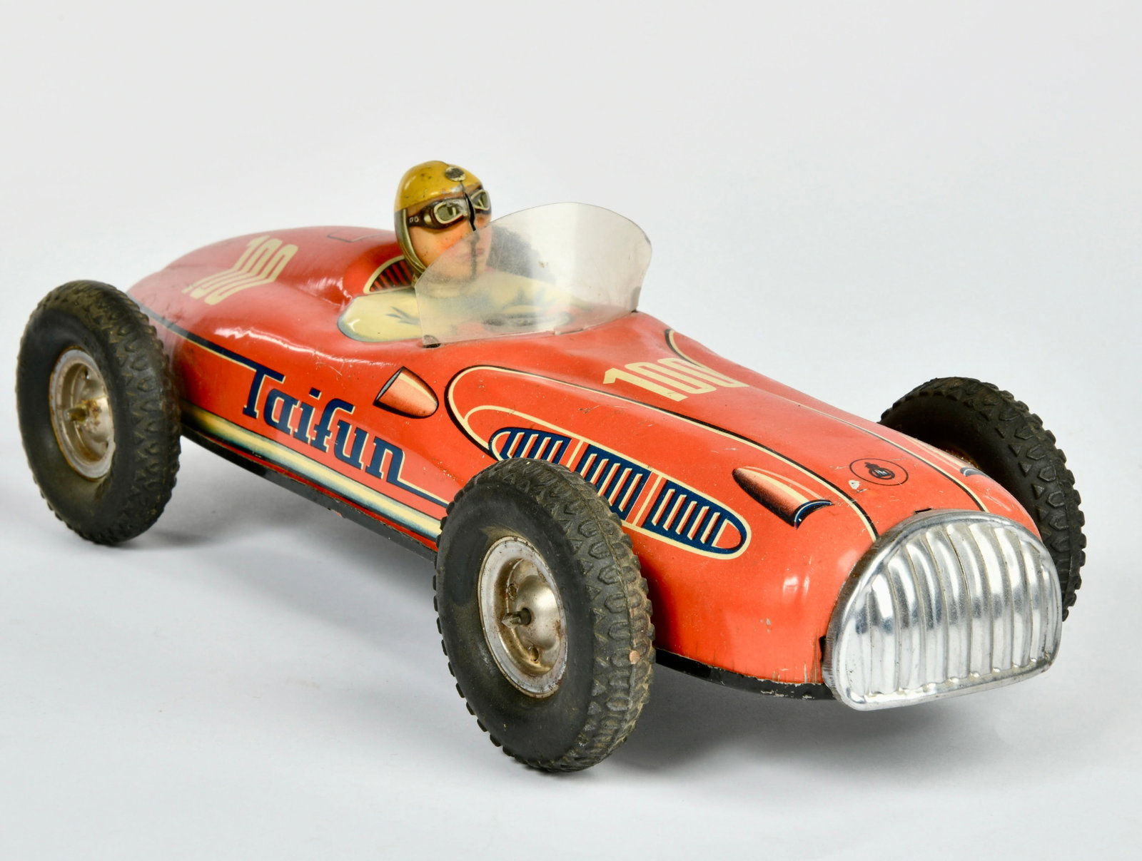 Niedermeier, Rennwagen Taifun: Niedermeier, Rennwagen Taifun, W.-Germany, 33 cm, Friktion ok, Blech, LM, Z 3