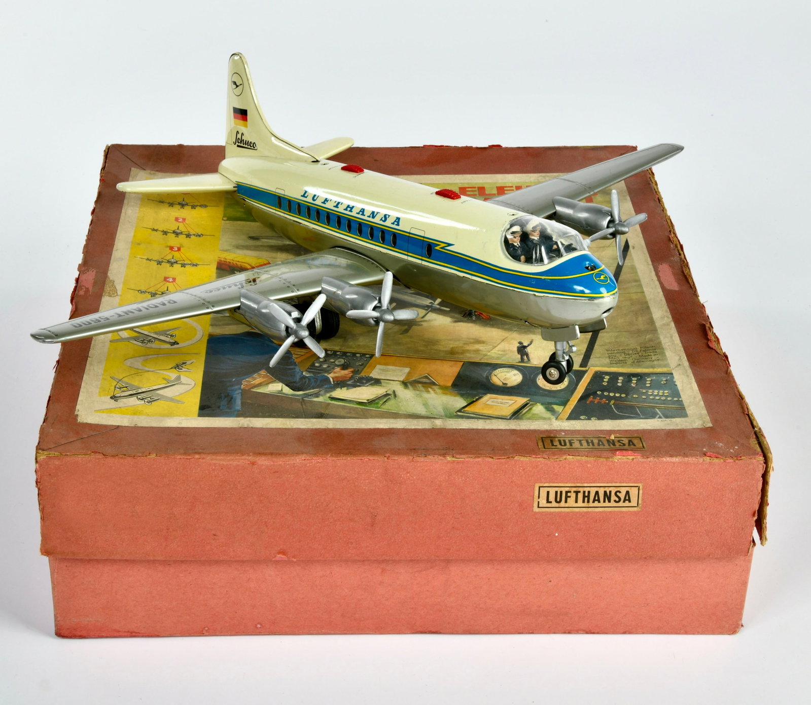 Schuco, Radiant Flugzeug "Lufthansa", (1 of 2)