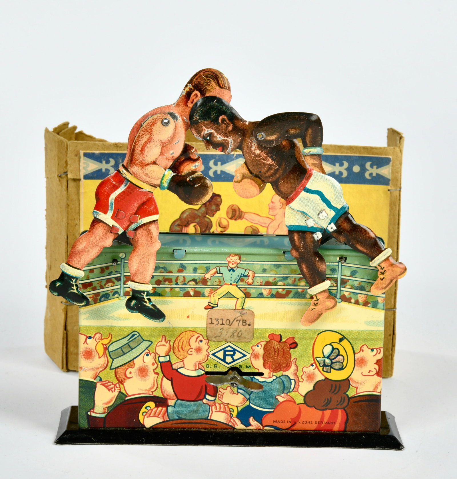 Ruhl, Boxer: Ruhl, Boxer, US Z. Germany, 17 cm, Blech, UW ok, min. LM, Okt (Deckel fehlt), Z 2+