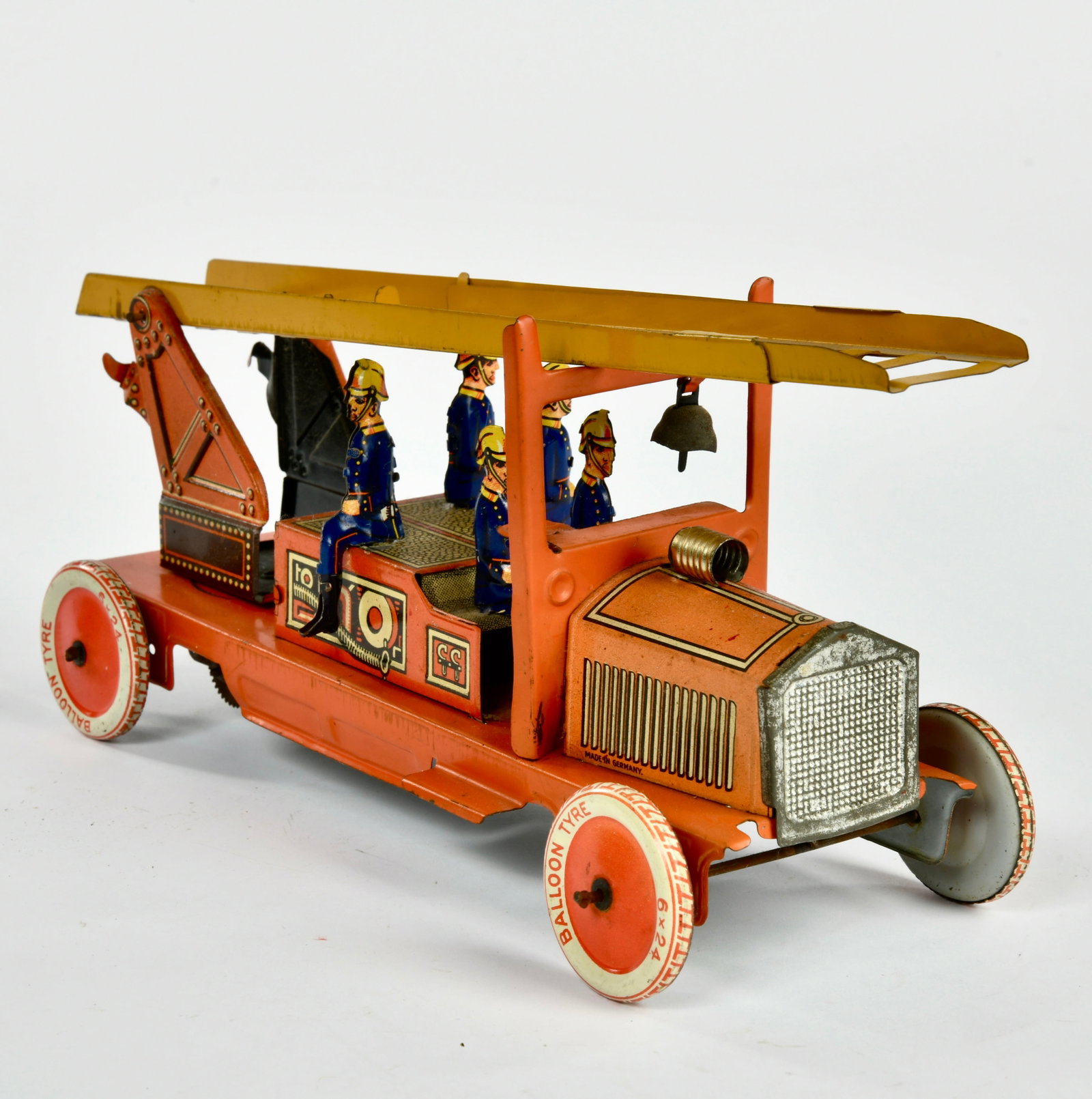 Tippco, Feuerwehr: Tippco, Feuerwehr, Germany VK, 30 cm, Blech, UW ok, min. LM, Z 2+