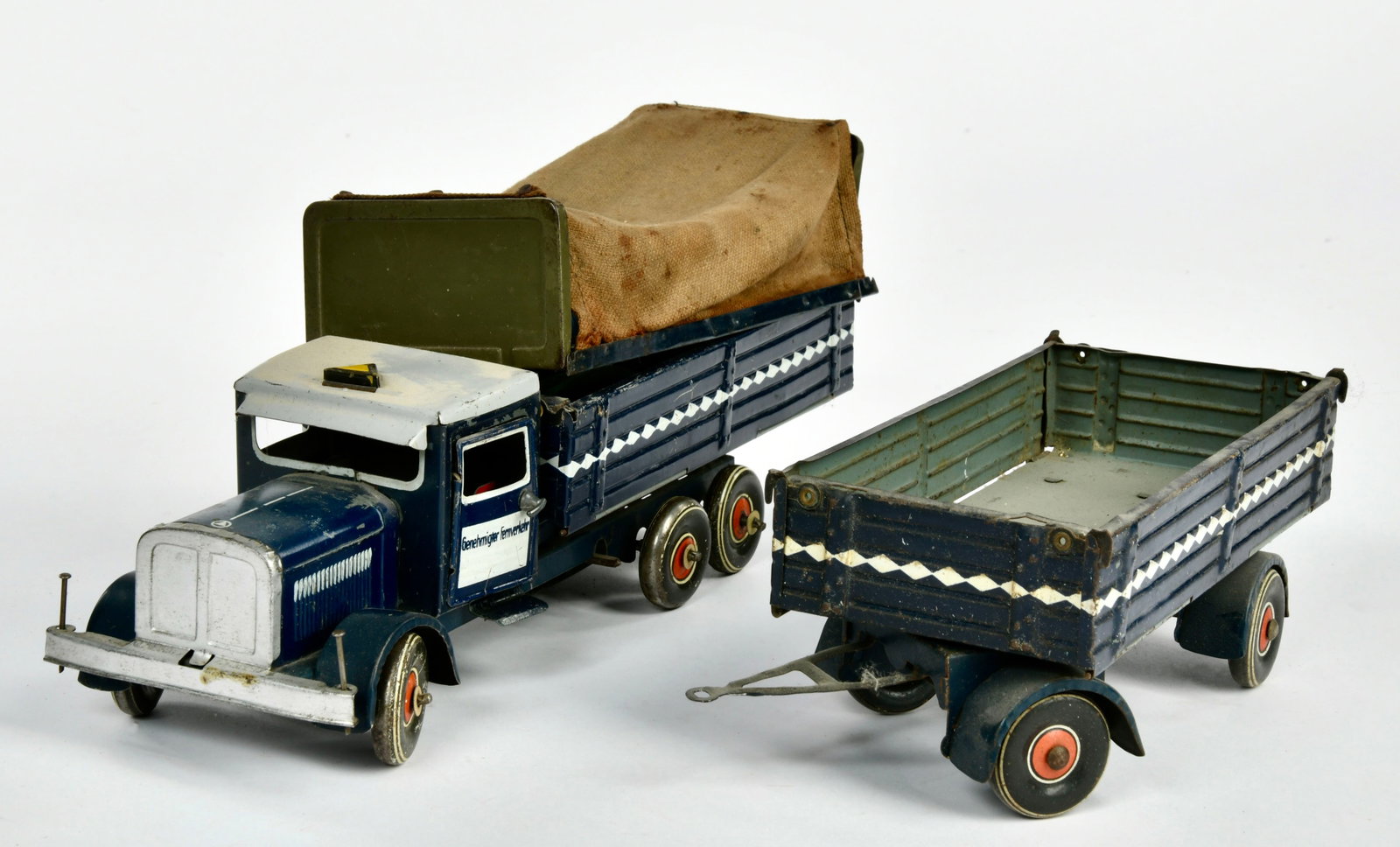 Tippco, Fernverkehr LKW mit Anhanger: Tippco, Fernverkehr LKW mit Anhanger, Germany, 50 cm, UW ok, LM, Z 2-3