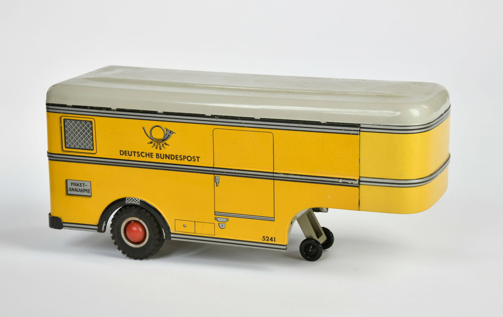 Arnold, Anhanger "Deutsche Bundespost" Auflieger: Arnold, Anhanger "Deutsche Bundespost" Auflieger, W.-Germany, 29 cm, Blech, Z 1-2