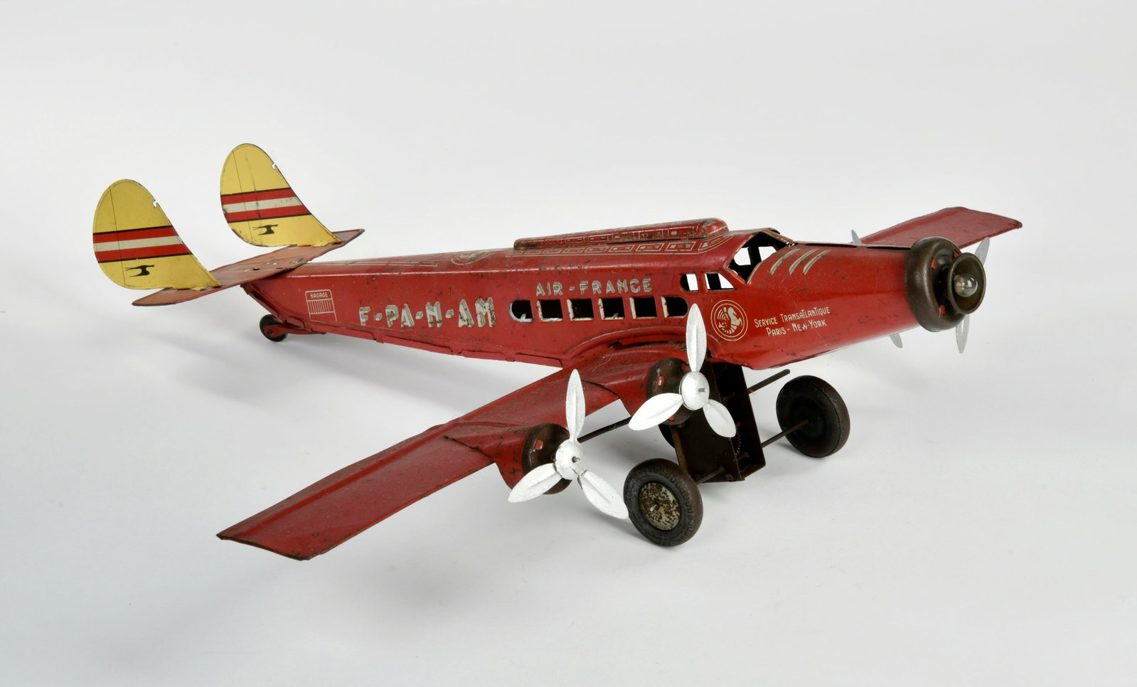 Joustra, Air France Flugzeug: Joustra, Air France Flugzeug, France, 42cm, Blech, UW defekt, LM, Z 3-4