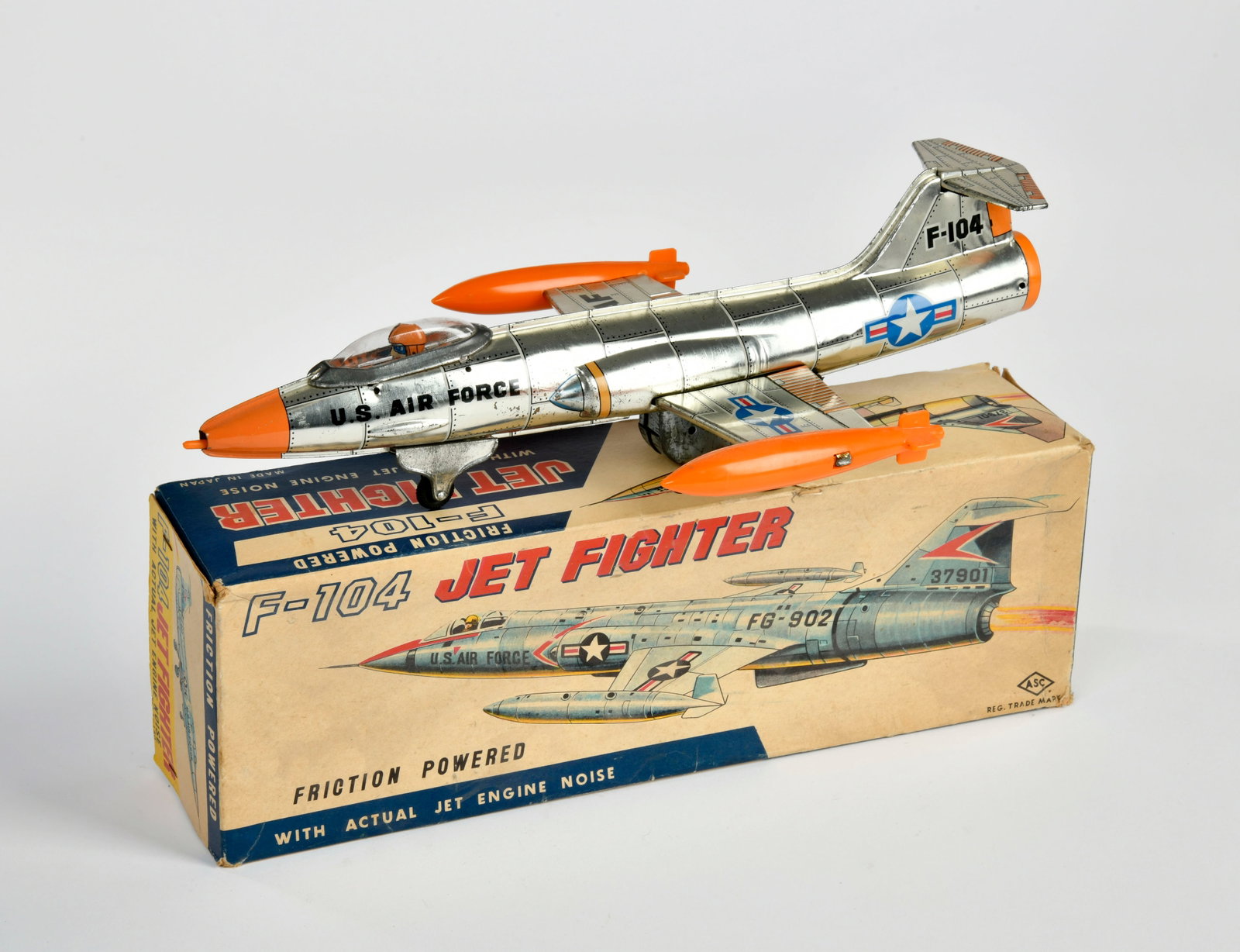 ASC, F-104 Jet Fighter: ASC, F-104 Jet Fighter, Japan, 35 cm, Friktion ok, Okt, Z 1-2
