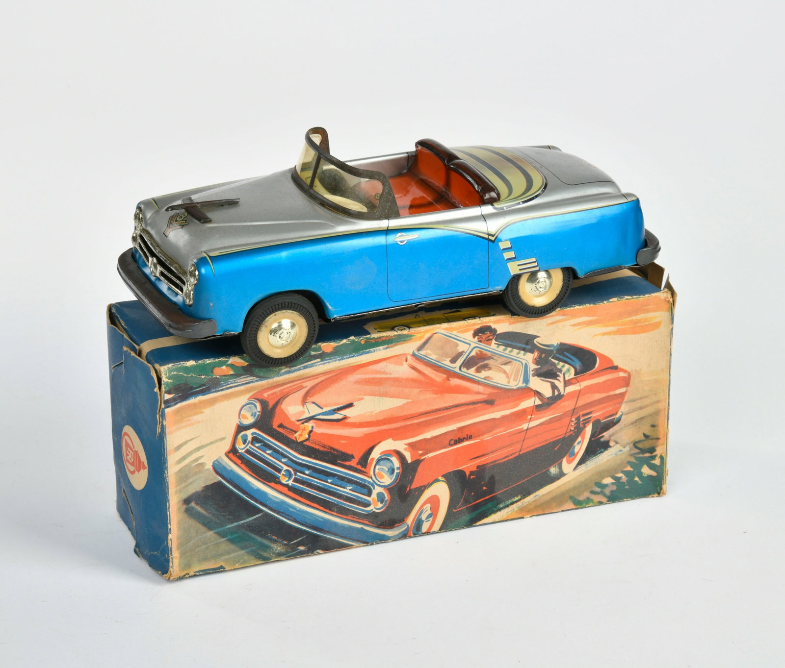 PN Niedermeier, Cabriolet: PN Niedermeier, Cabriolet, W.-Germany, 27 cm, Blech, Friktion ok, LM, Okt, Z 2