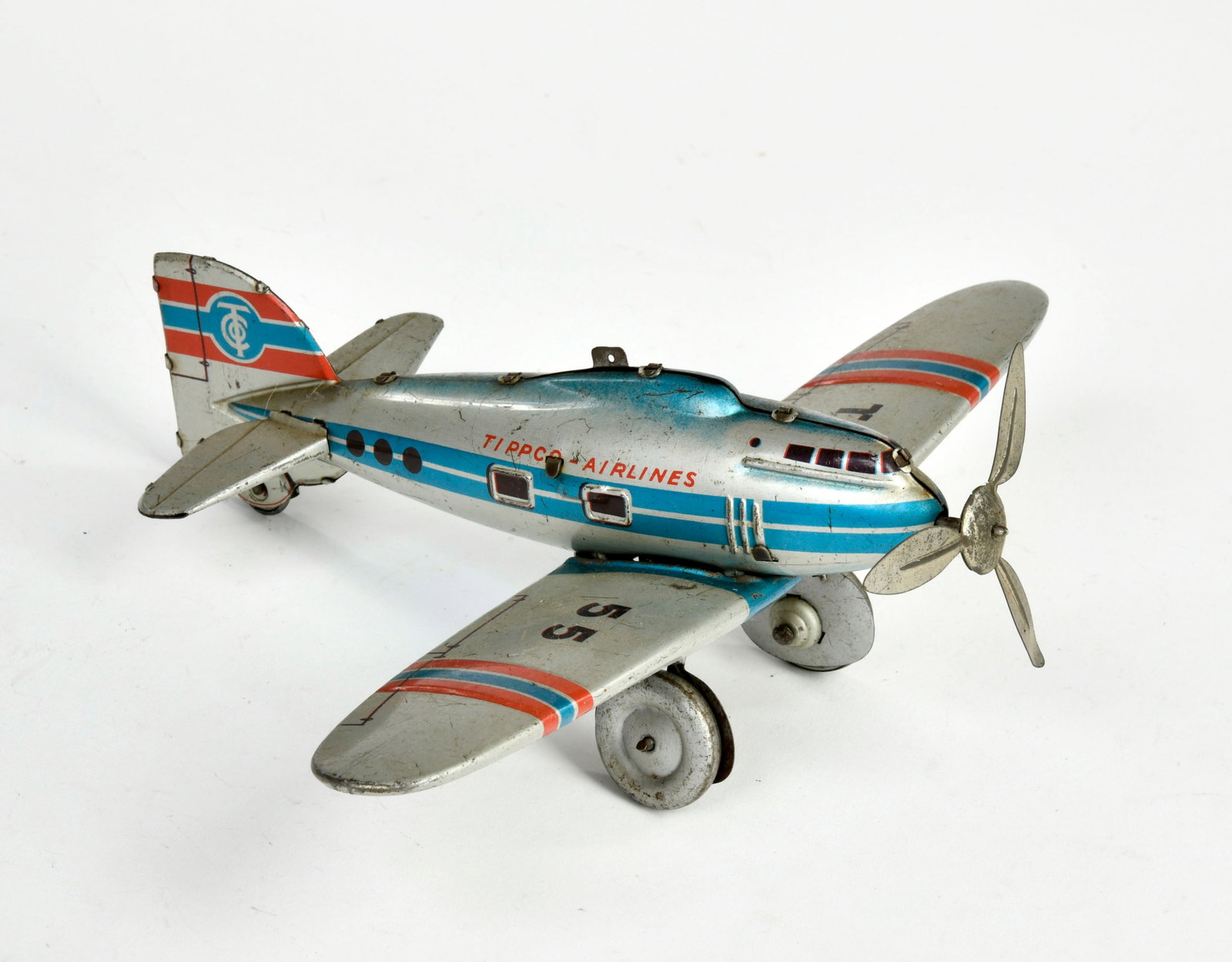Tippco, Flugzeug Airlines TC-55: Tippco, Flugzeug Airlines TC-55, US Z. Germany, 23 cm, Blech, UW ok, LM, Z 3