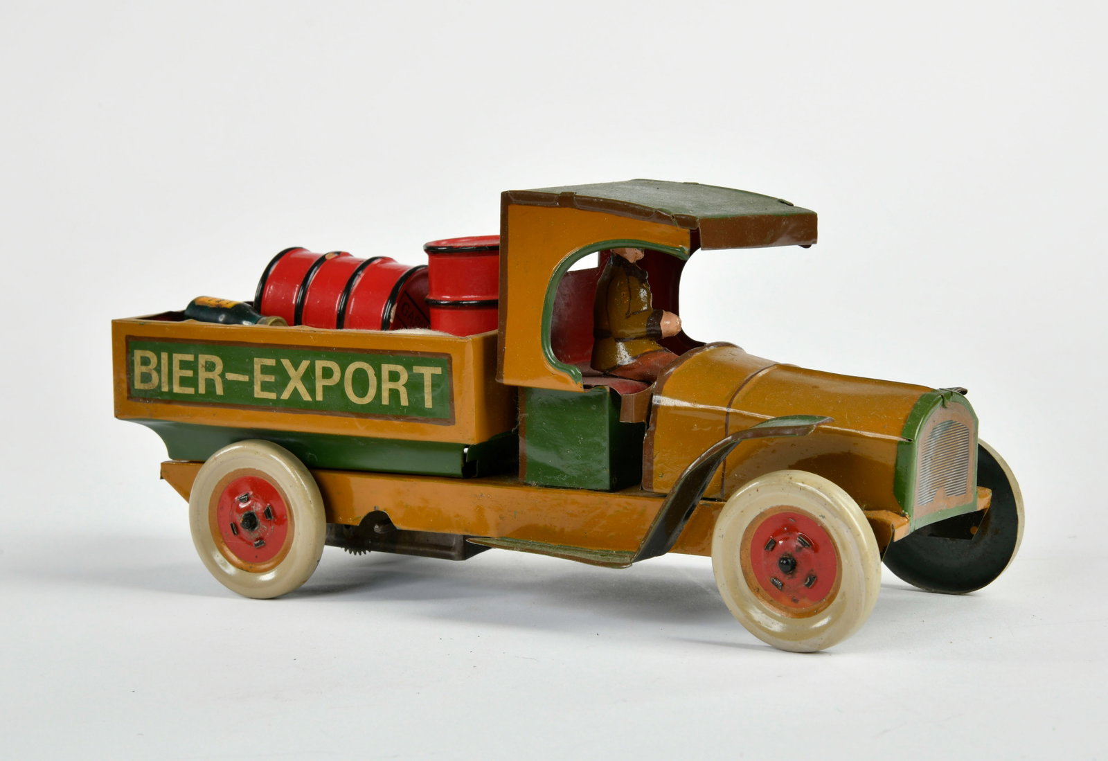 Bier Export Lieferwagen: Bier Export Lieferwagen, France, 23 cm, handlackiert, UW ok