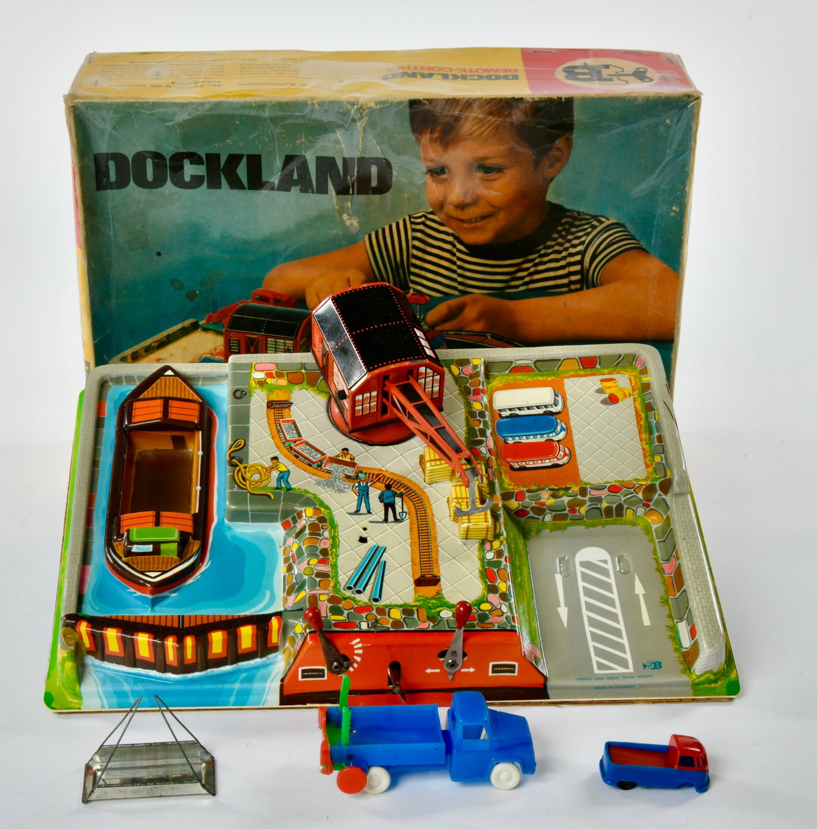 Biller, Dockland: Biller, Dockland, W.-Germany, 25x36 cm, GemBw, Funktion ok, Okt Z 1-, Z 3