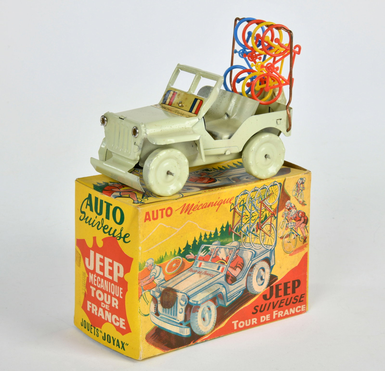 Tour de France Jeep: Tour de France Jeep, France, 13 cm, ohne Antrieb, Blech, Okt, Z 1-2