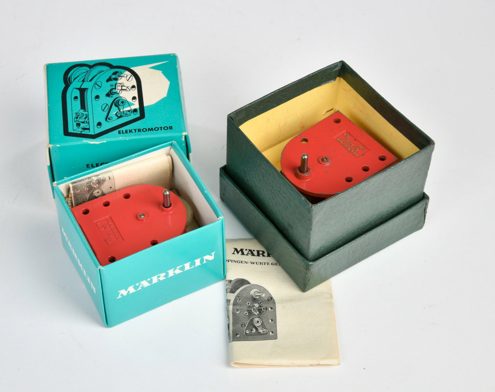 Marklin, 2x Elektromotor 1071: Marklin, 2x Elektromotor 1071, Germany, Blech, Okt, min. LM, Z 1-2
