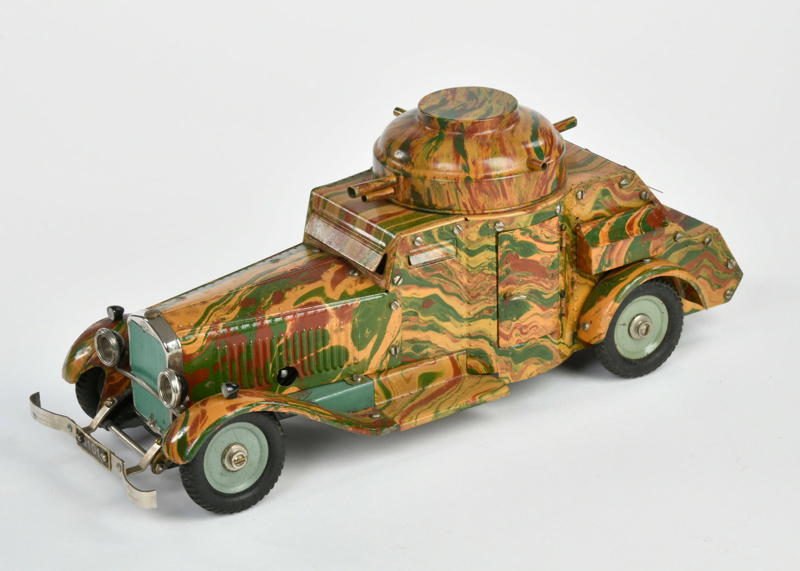 Marklin, Baukastenauto Panzerwagen Prototyp: Marklin, Baukastenauto Panzerwagen Prototyp, anderer Panzerturm, Germany VK, 38cm, UW ok, min. LM