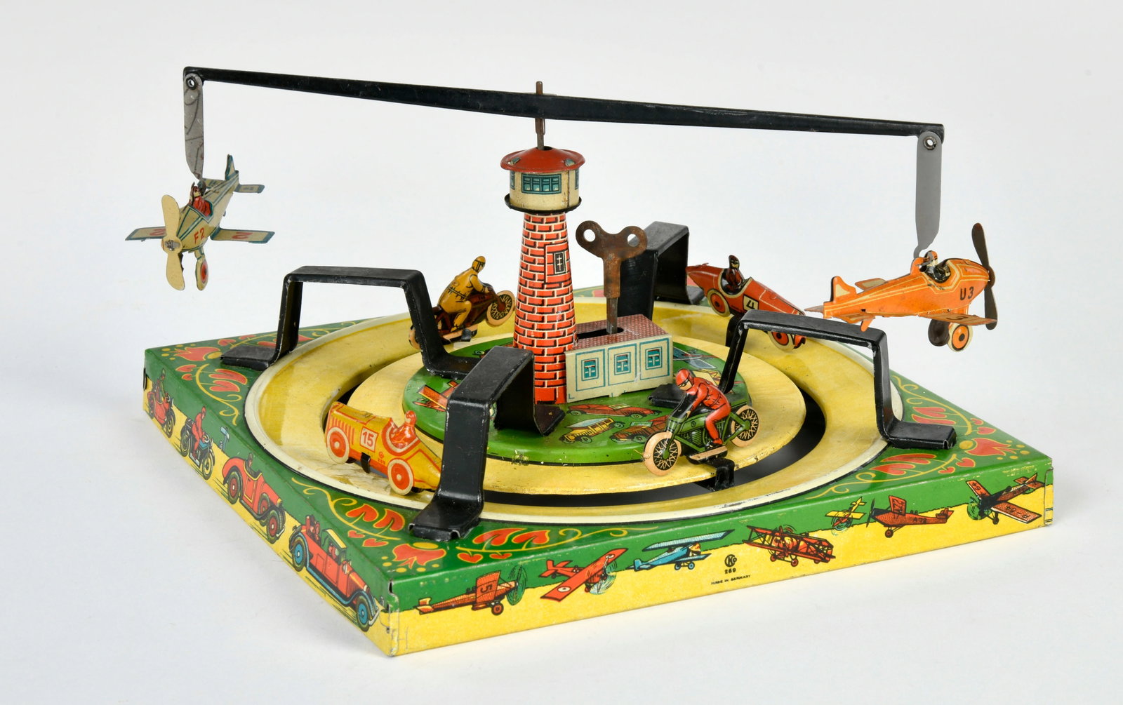 CKO Kellermann, Flugzeug- und Rennspiel: CKO Kellermann, Flugzeug- und Rennspiel, Germany VK, 21 cm, UW ok, Z 1, schoner Originalzustand