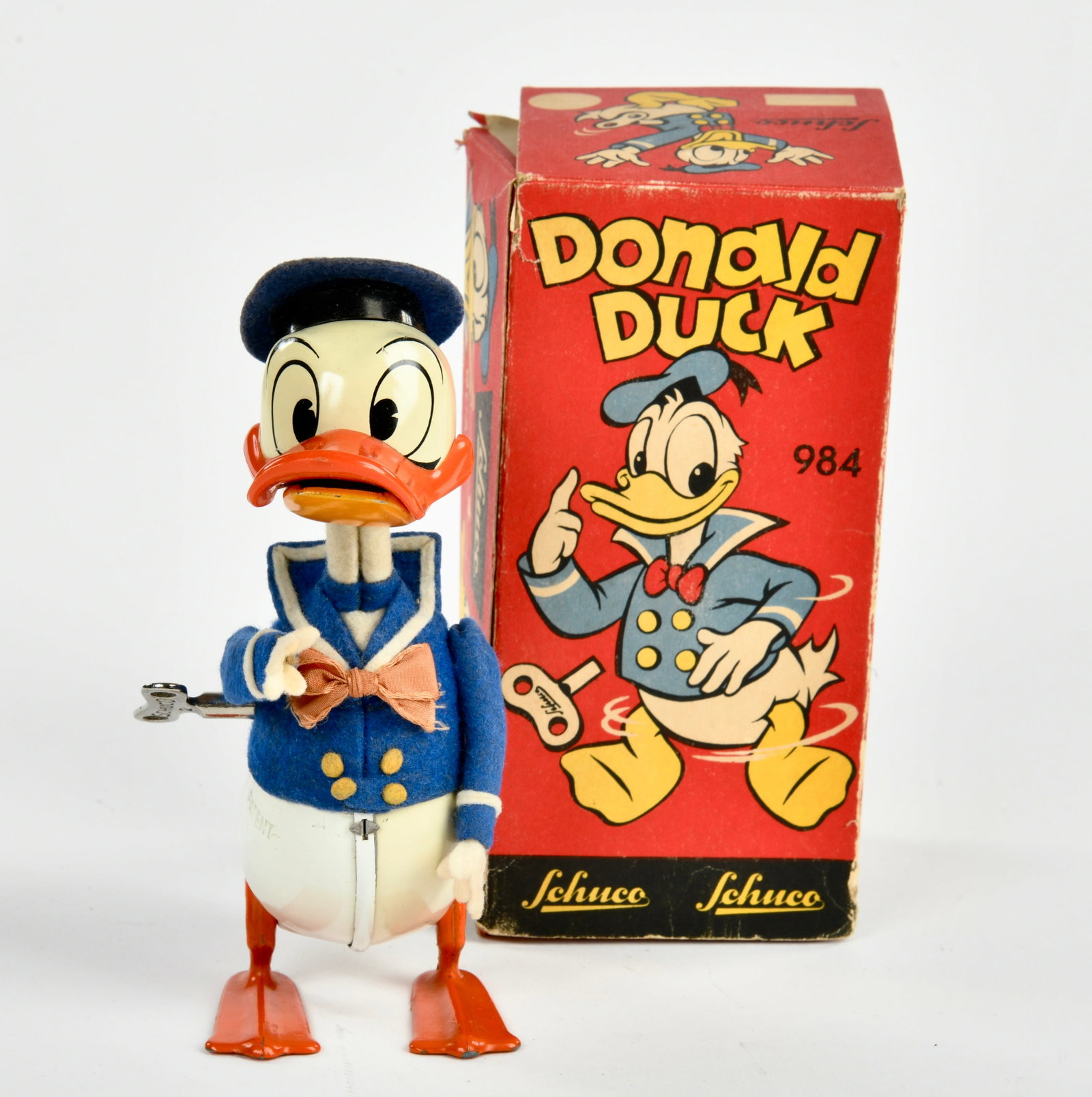 Schuco, Donald Duck No 984: Schuco, Donald Duck No 984, Germany, 16 cm, GemBw, UW ok, Okt Z 1-2, Z 1-