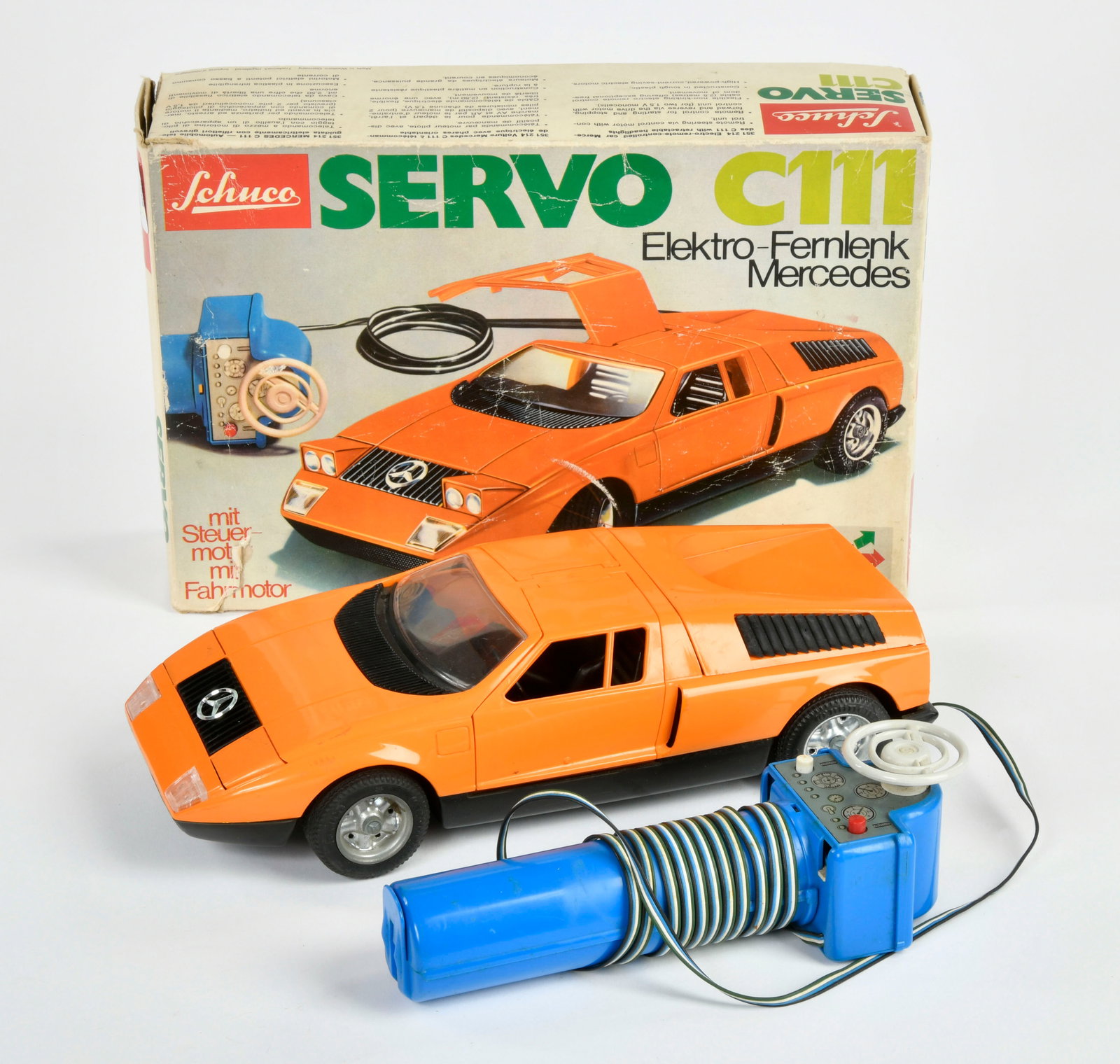 Schuco, Servo C111 Mercedes: Schuco, Servo C111 Mercedes, W.-Germany, Kst, Okt, Z 1-2