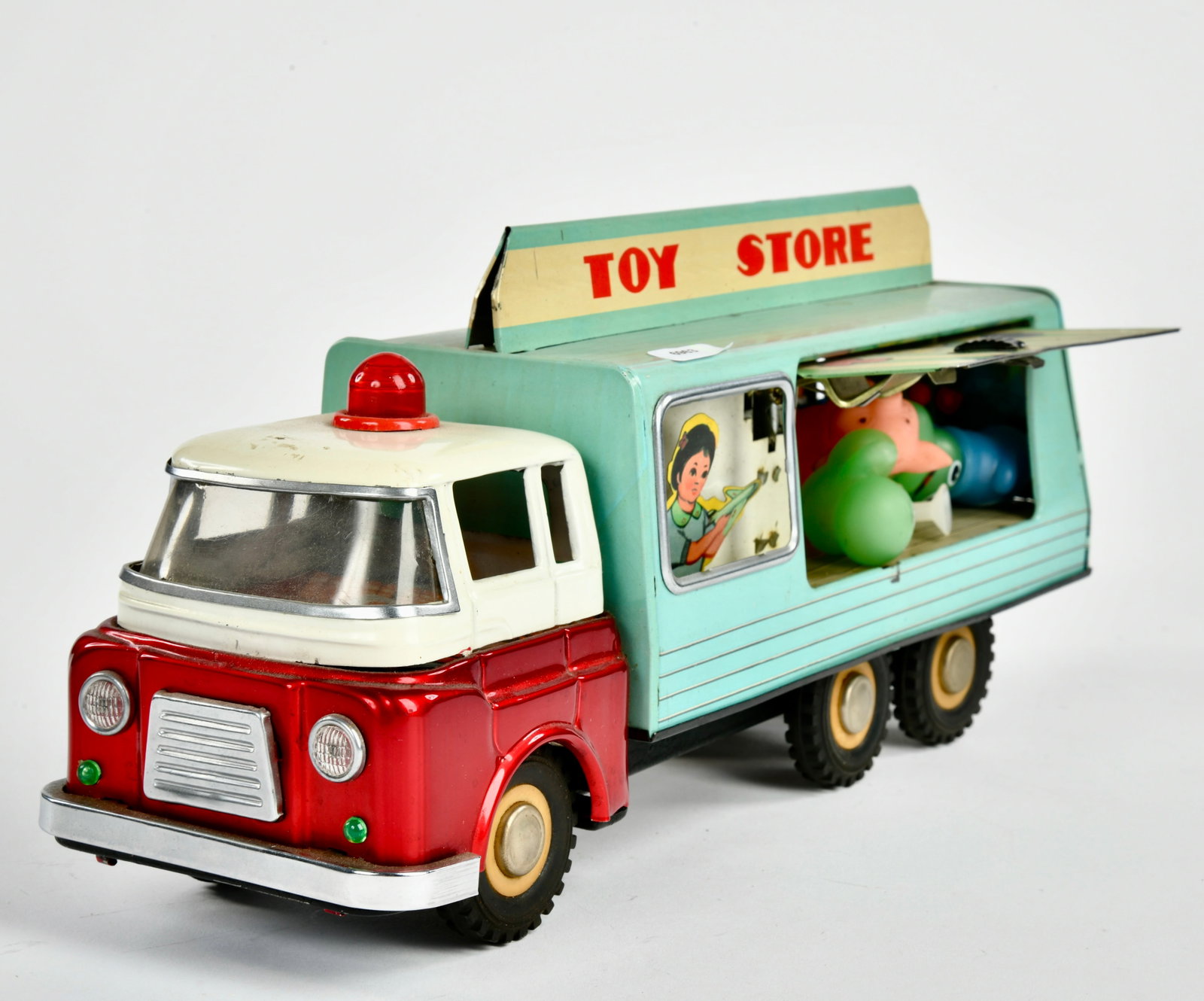 Toy Store Truck MF 172: Toy Store Truck MF 172, China, 34 cm, Blech, Friktion + Funktion ok, LM, Z 2