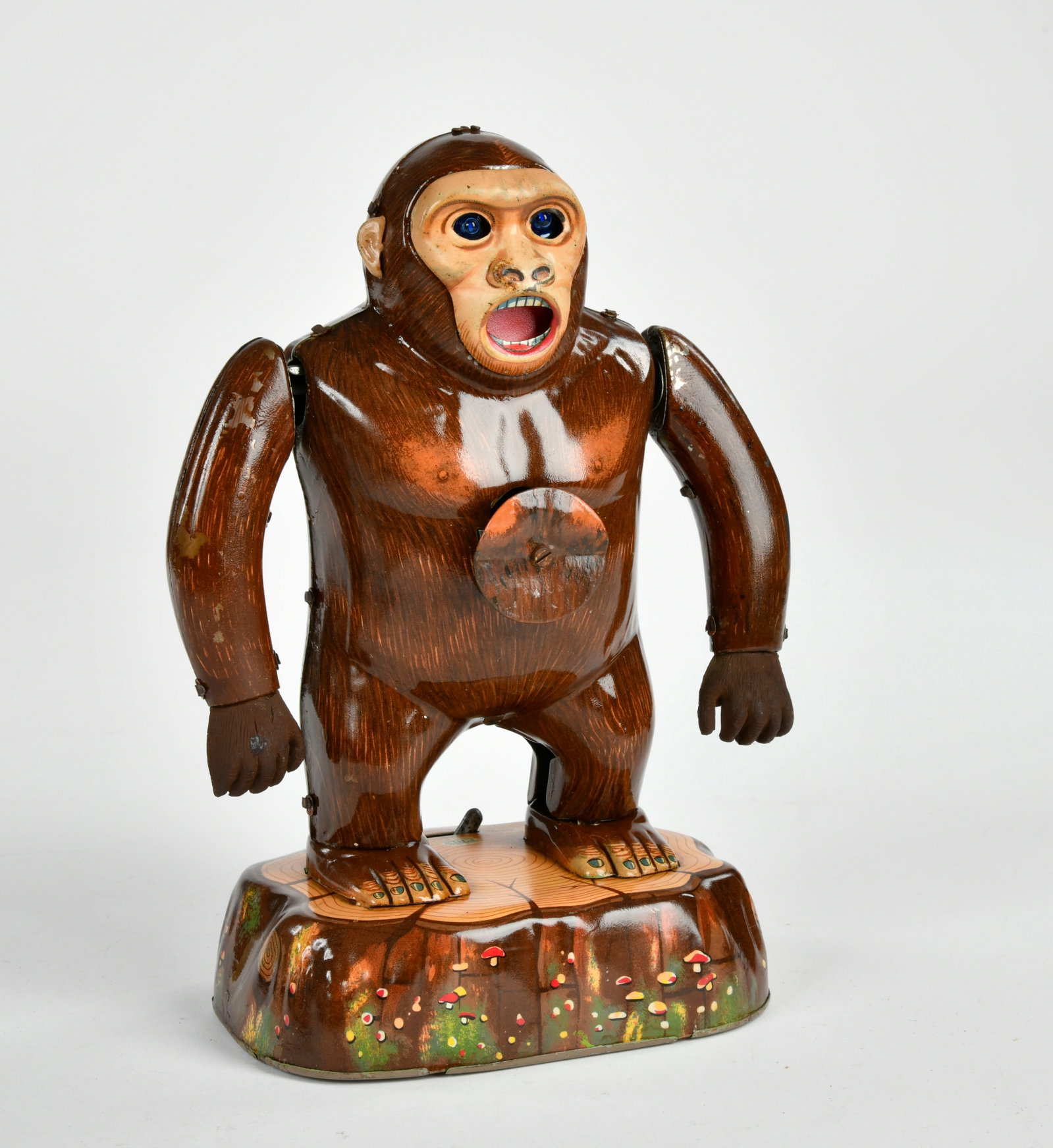 Modern Toys, Roaring Gorilla: Modern Toys, Roaring Gorilla, Japan, 25 cm, Blech, Funktion ok, LM, Z 2-