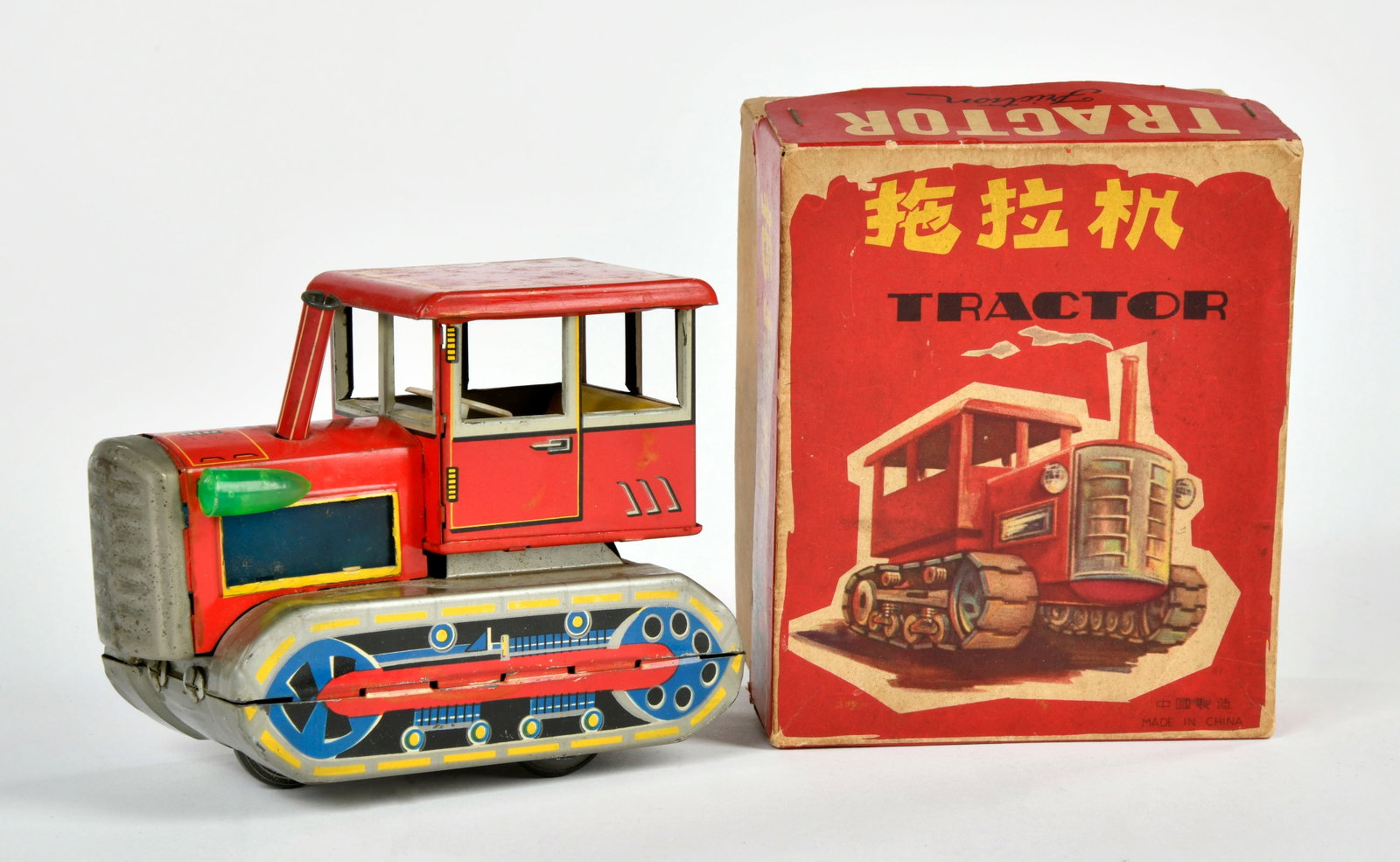 Tractor Friction: Tractor Friction, China, 12 cm, Blech, Friktion ok, Okt, Z 1-, Z 1-
