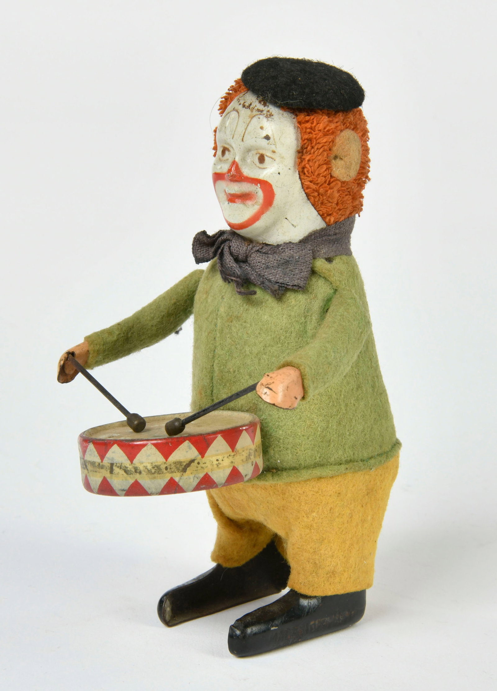 Schuco, Tanzfigur Trommler: Schuco, Tanzfigur Trommler, Germany, 12 cm, Funktion ok, Z 2