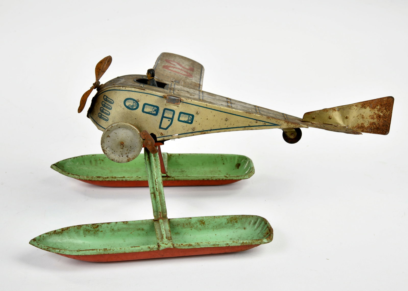 Wasserflugzeug: Wasserflugzeug, Germany VK, 30 cm, LM, unvollstandig, fur Bastler