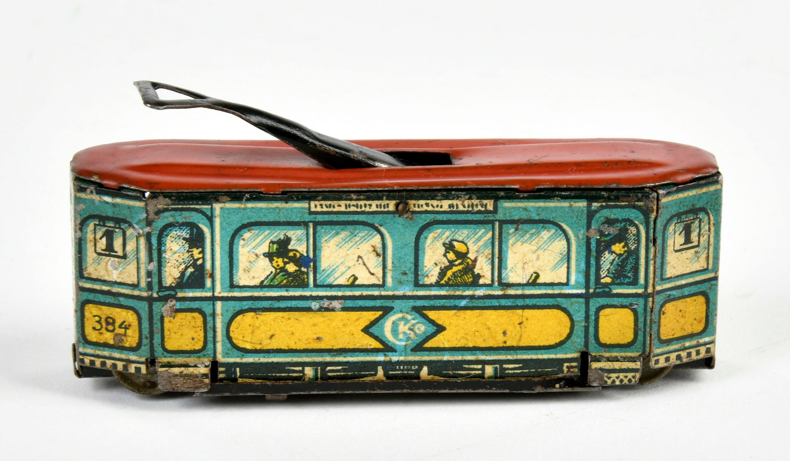 CKO Kellermann, Penny Toy Strassenbahn: CKO Kellermann, Penny Toy Strassenbahn, Germany VK, 8 cm, Blech, UW ok, LM, Z 2