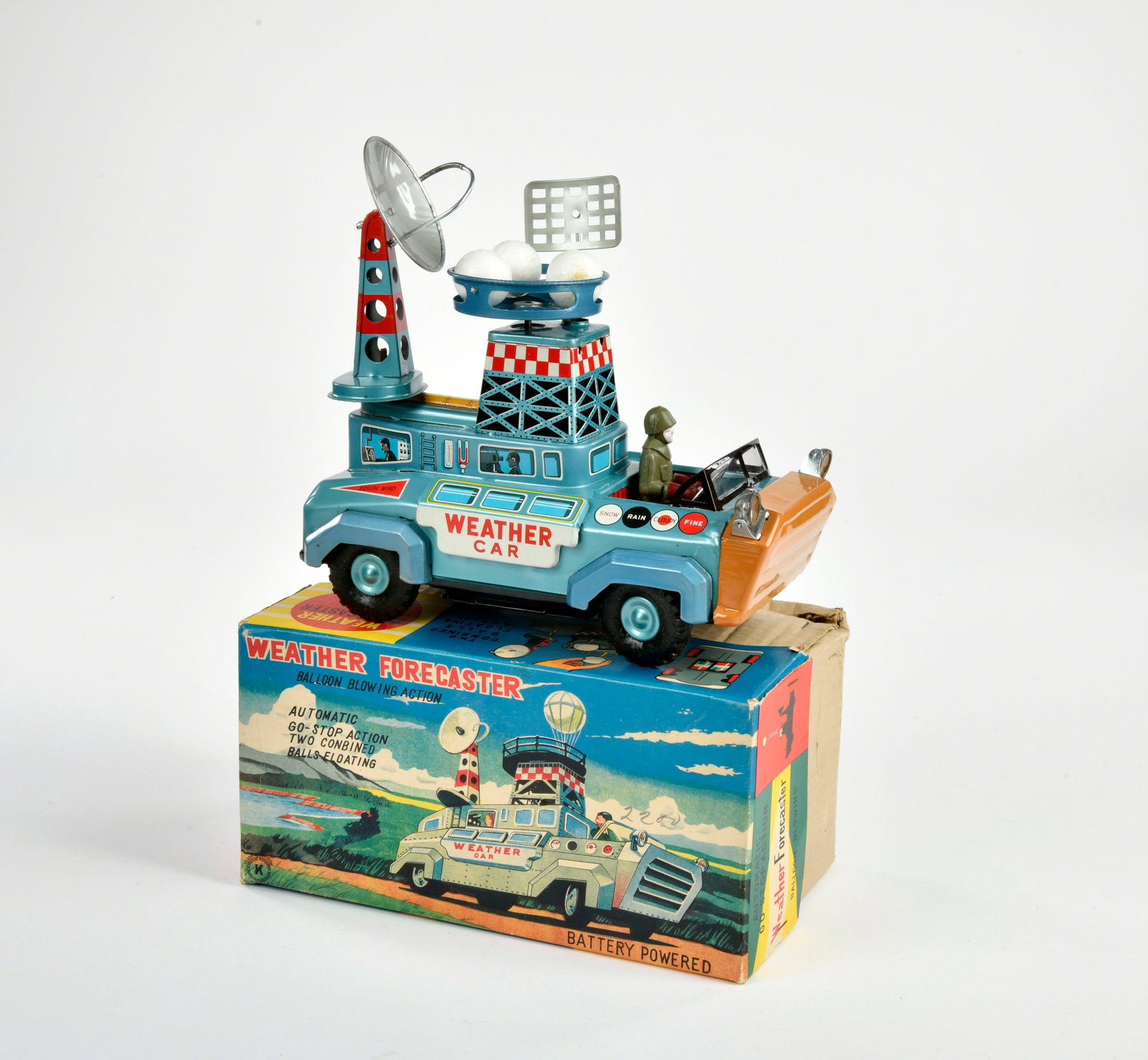 Sankei, Kanto, Weather Forecaster Car: Sankei, Kanto, Weather Forecaster Car, Japan, 23 cm, Funktion ok, Okt Z 1-2, Z 1