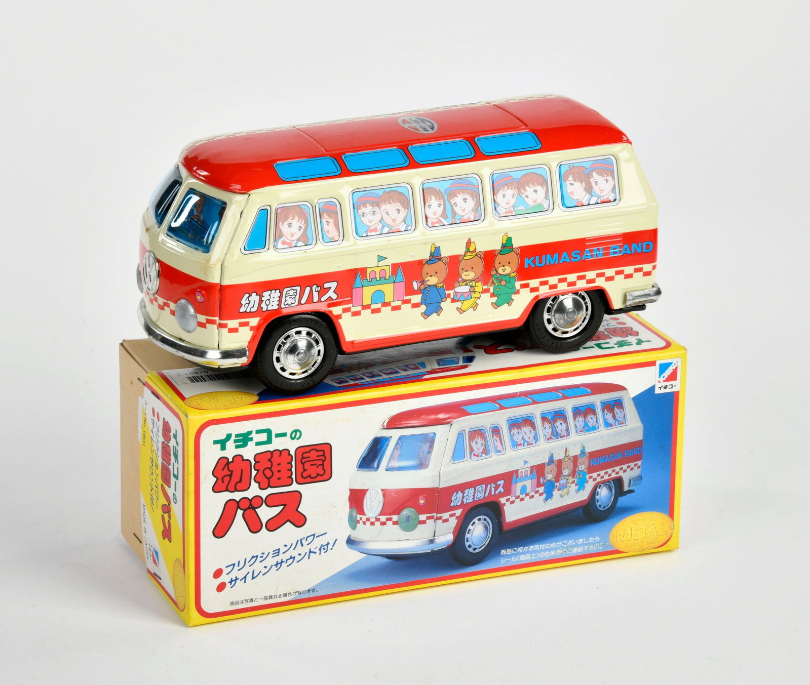 Ichiko, VW Bus: Ichiko, VW Bus, Japan, 26 cm, Blech, Friktion ok, Okt Z 1, Z 1