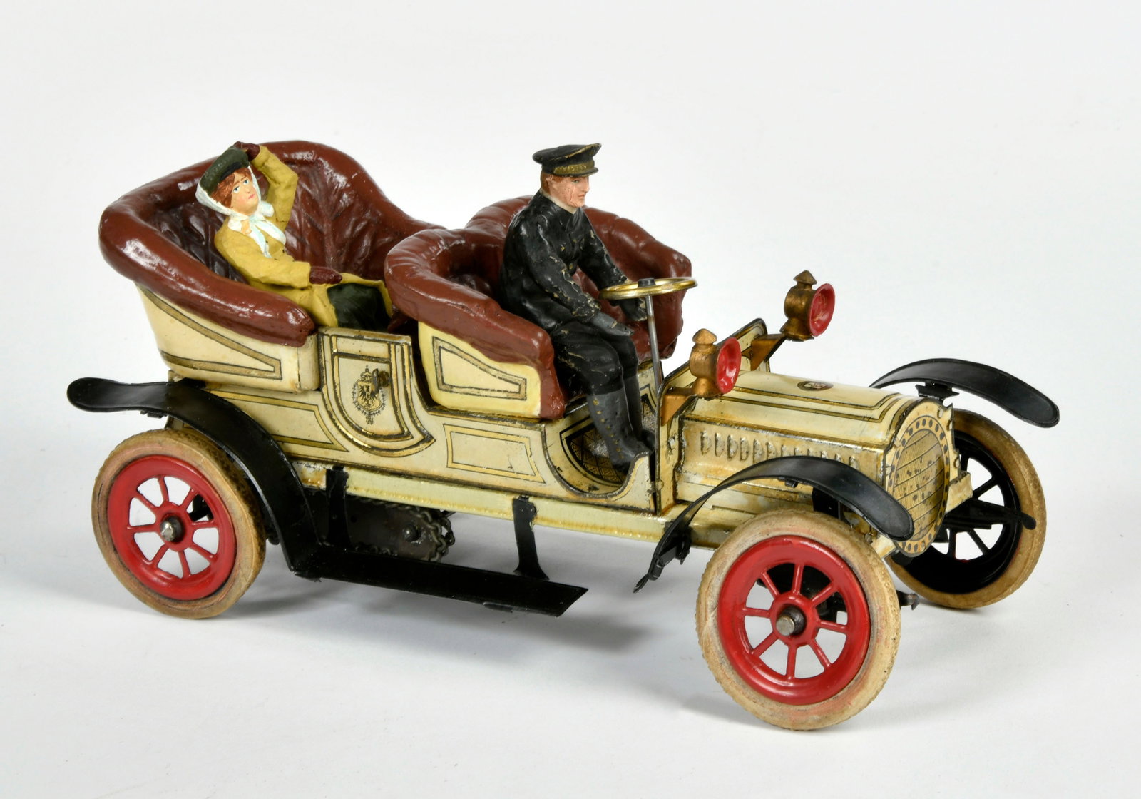 Gunthermann, Kaiser Automobil: Gunthermann, Kaiser Automobil, Germany, ca. 1912, 28 cm, farblich ausgebessert, LM