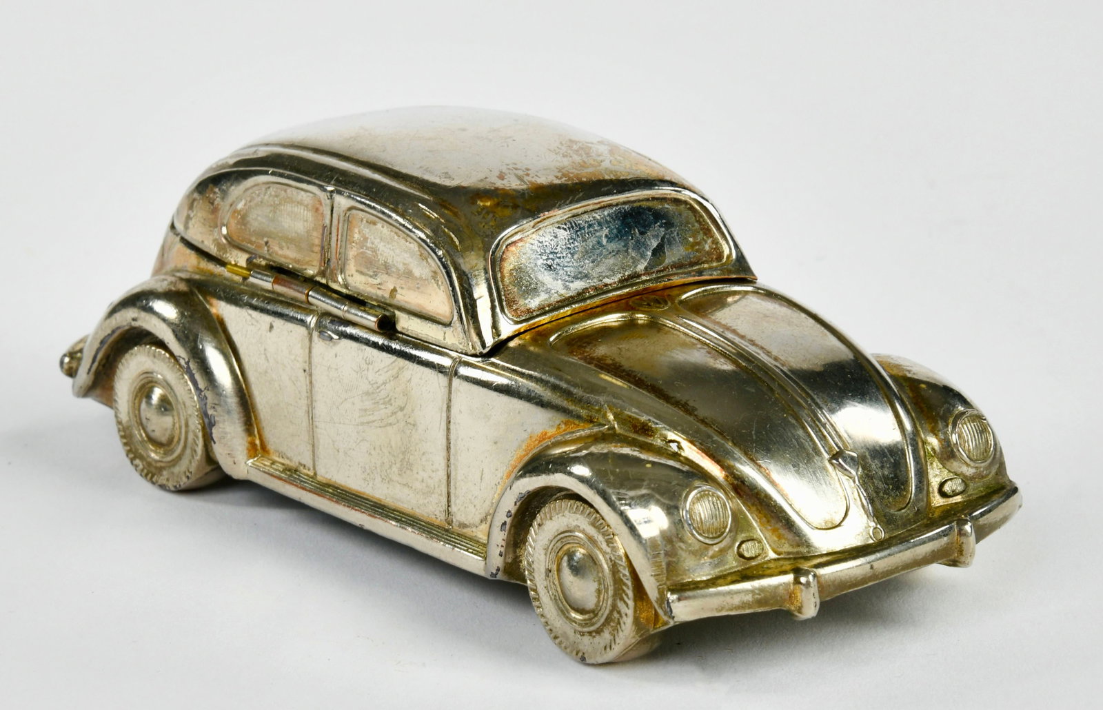 VW Kafer Feuerzeug: VW Kafer Feuerzeug, 60er Jahre, 13 cm, Guss, min. LM