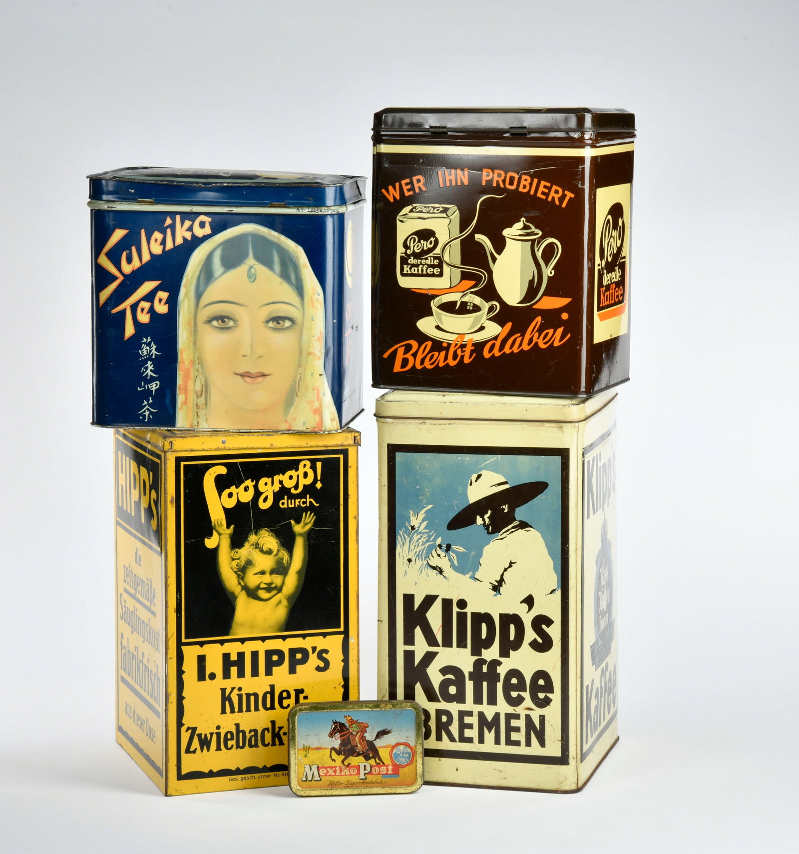 Konvolut, Blechdosen, Kaffee, Tee u.a., (1 of 1)