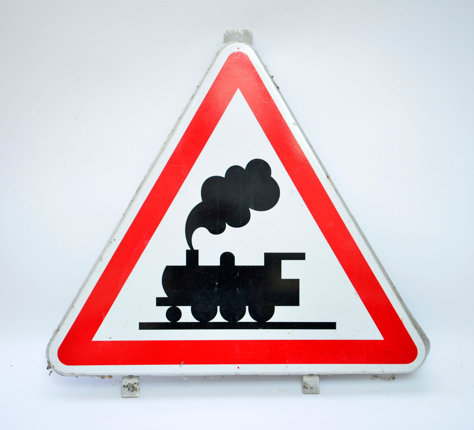 Eisenbahn Warnschild: Eisenbahn Warnschild, Aluminium, 58 cm, Z 2