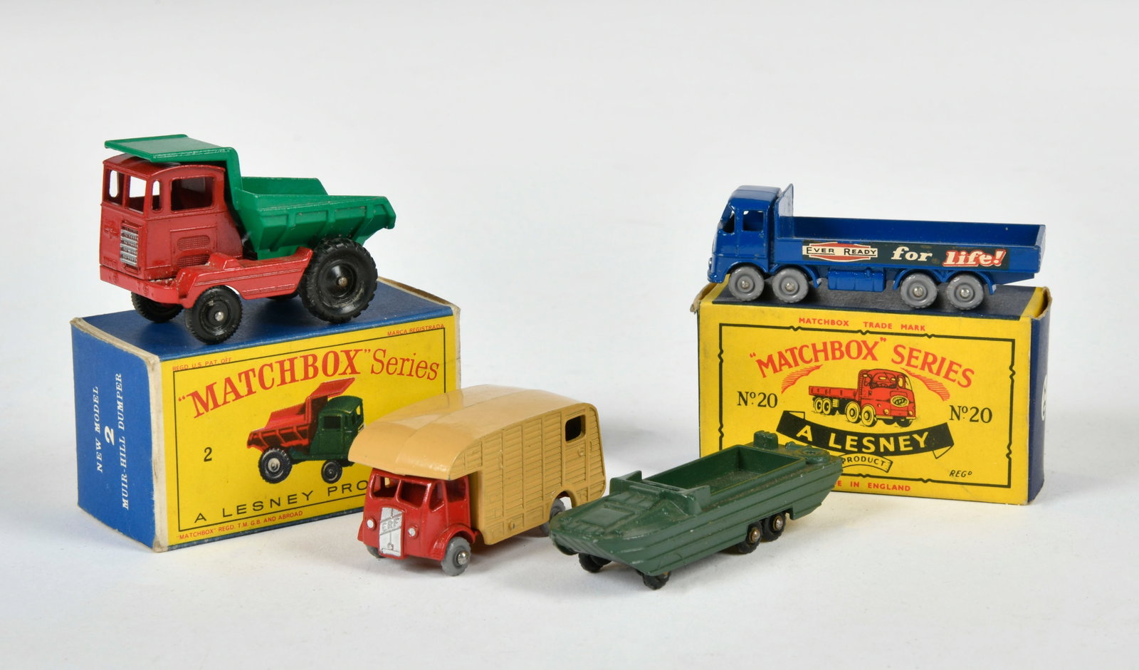 Matchbox, 4 Modelle: Matchbox, 4 Modelle, England, Druckguss, 2x Okt, meist Z 1