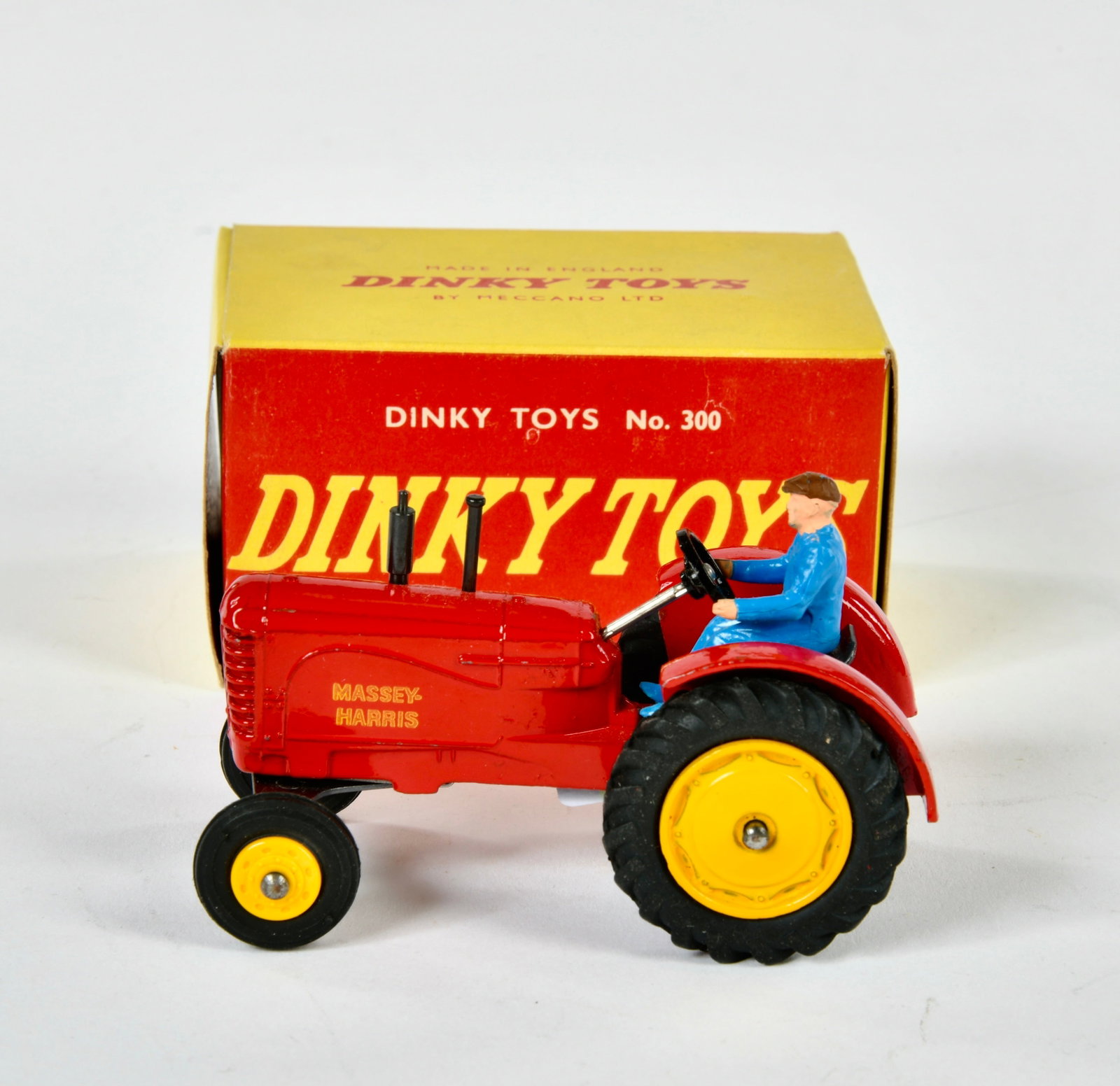 Dinky Toys, 300 Massey-Harris Tractor: Dinky Toys, 300 Massey-Harris Tractor, France, 1:43, Okt Z 1, Z 1