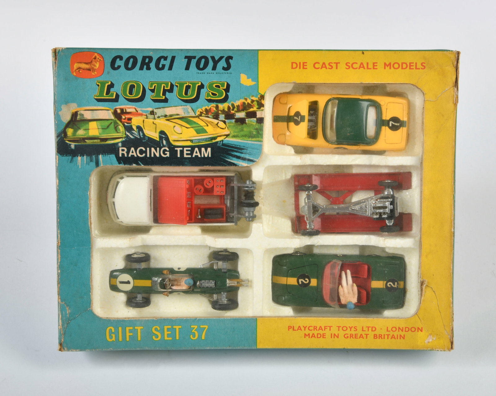 Corgi Toys, Lotus Racing Team Gift Set 37 (1 of 1)