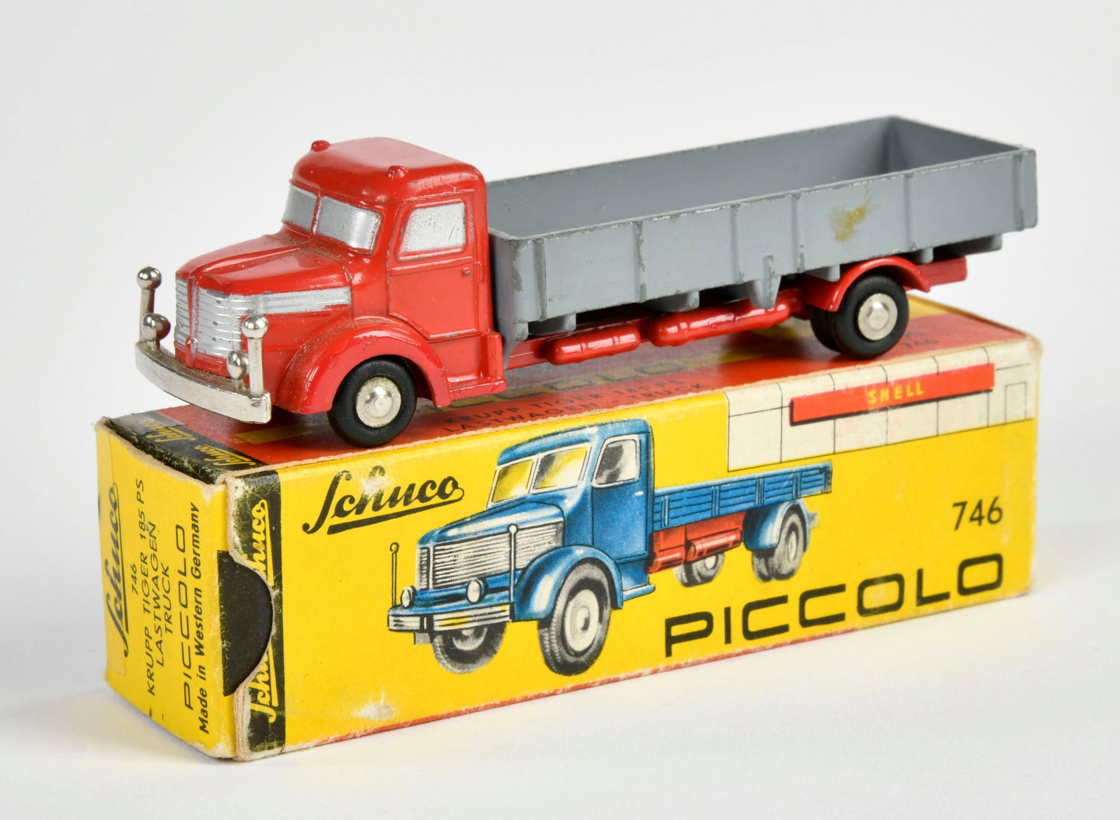Schuco, Piccolo 746 Krupp LKW: Schuco, Piccolo 746 Krupp LKW, W.-Germany, 1:90, Druckguss, Okt Z 2, Z 1-2