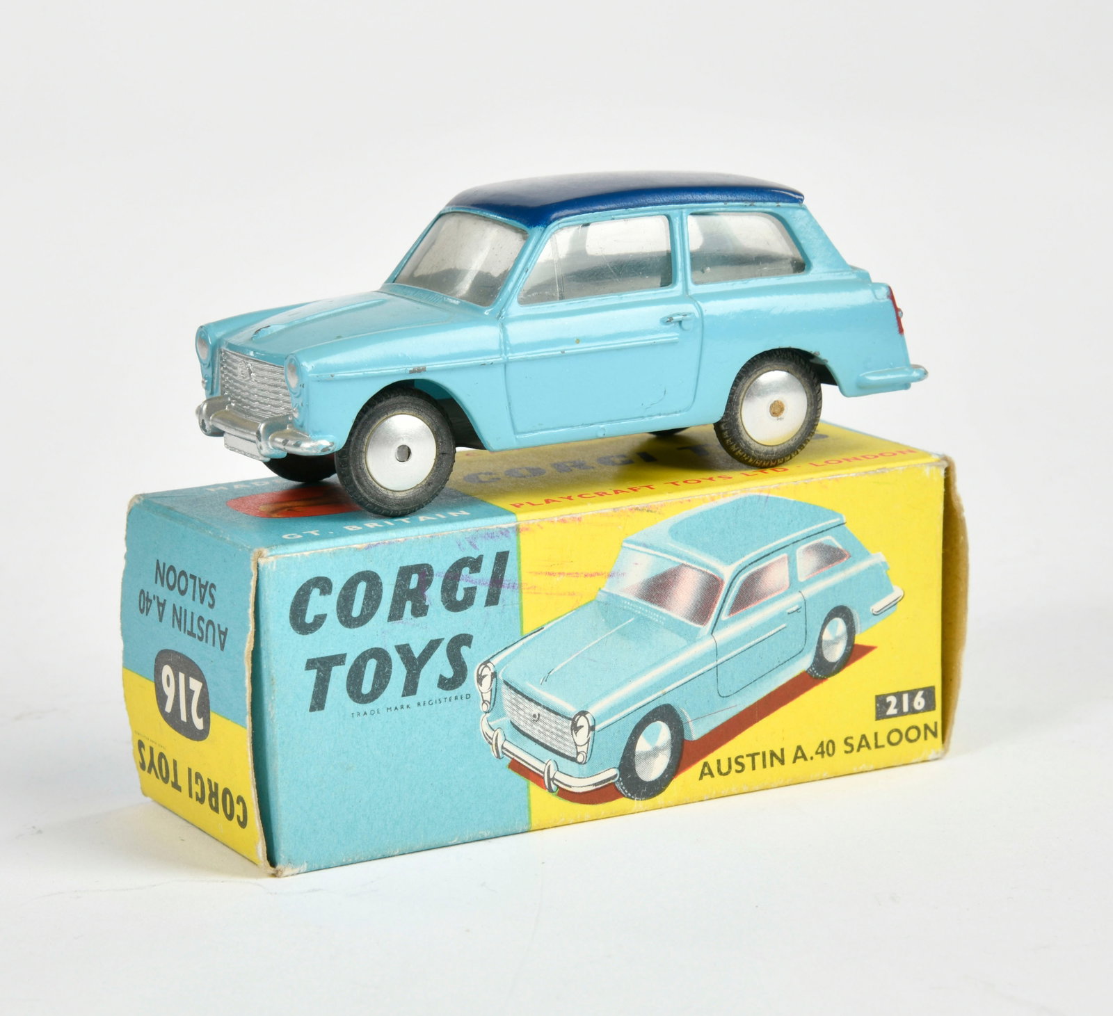 Corgi Toys, 216 Austin Saloon: Corgi Toys, 216 Austin Saloon, Great Britain, 1:43, Okt Z 1-, Z 1-