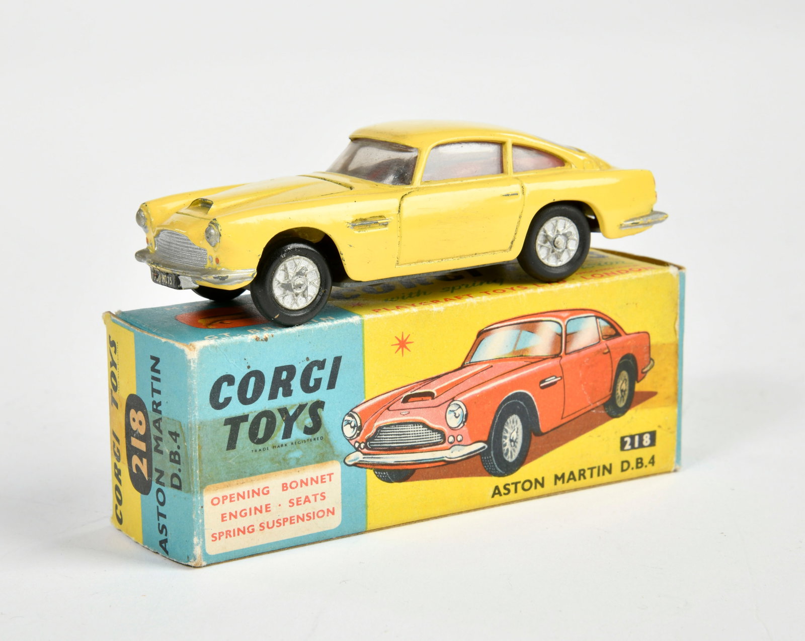 Corgi Toys, 218 Aston Martin DB4 (1 of 2)